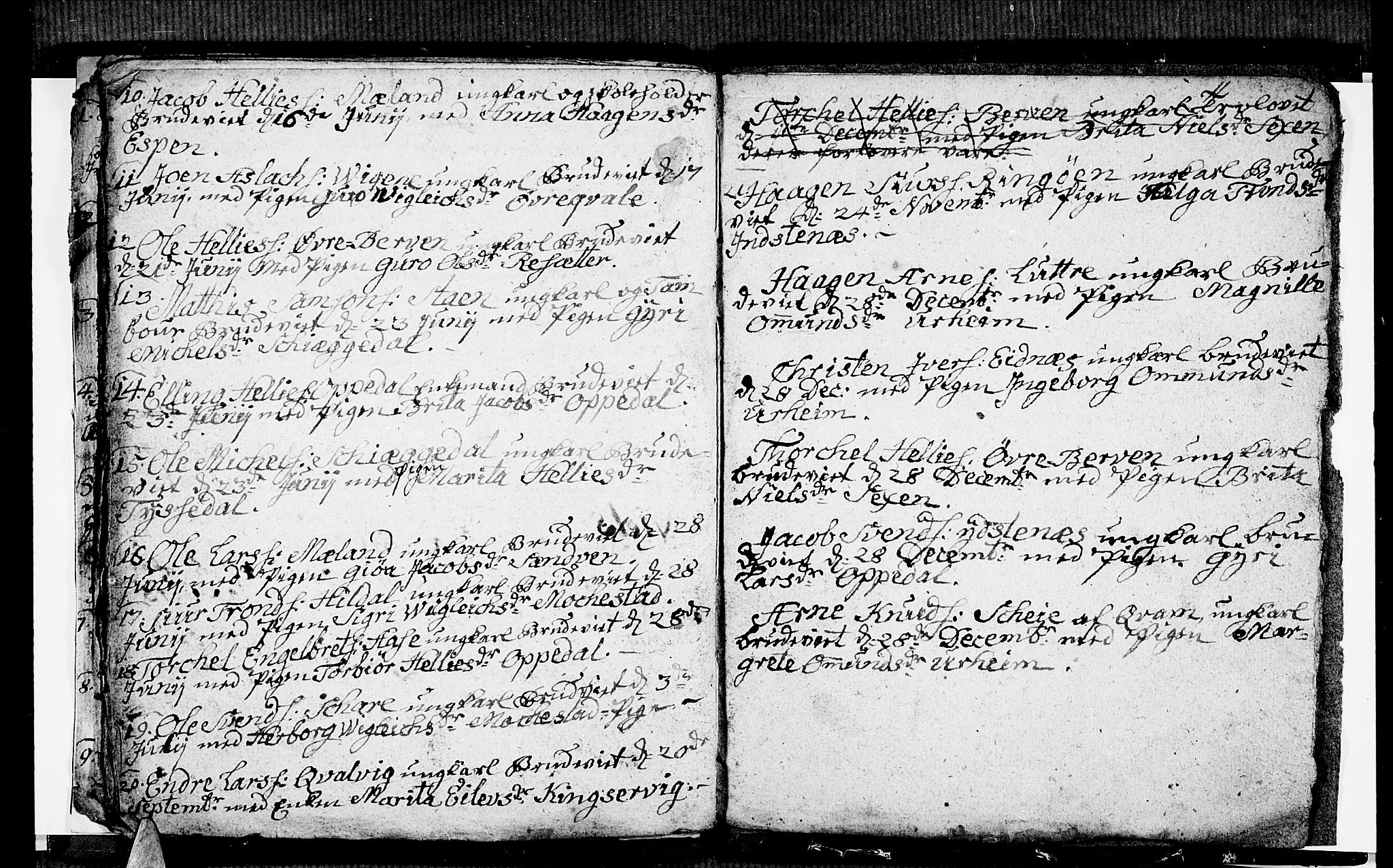 Ullensvang sokneprestembete, SAB/A-78701/H/Hab: Klokkerbok nr. A 1, 1779-1786, s. 23