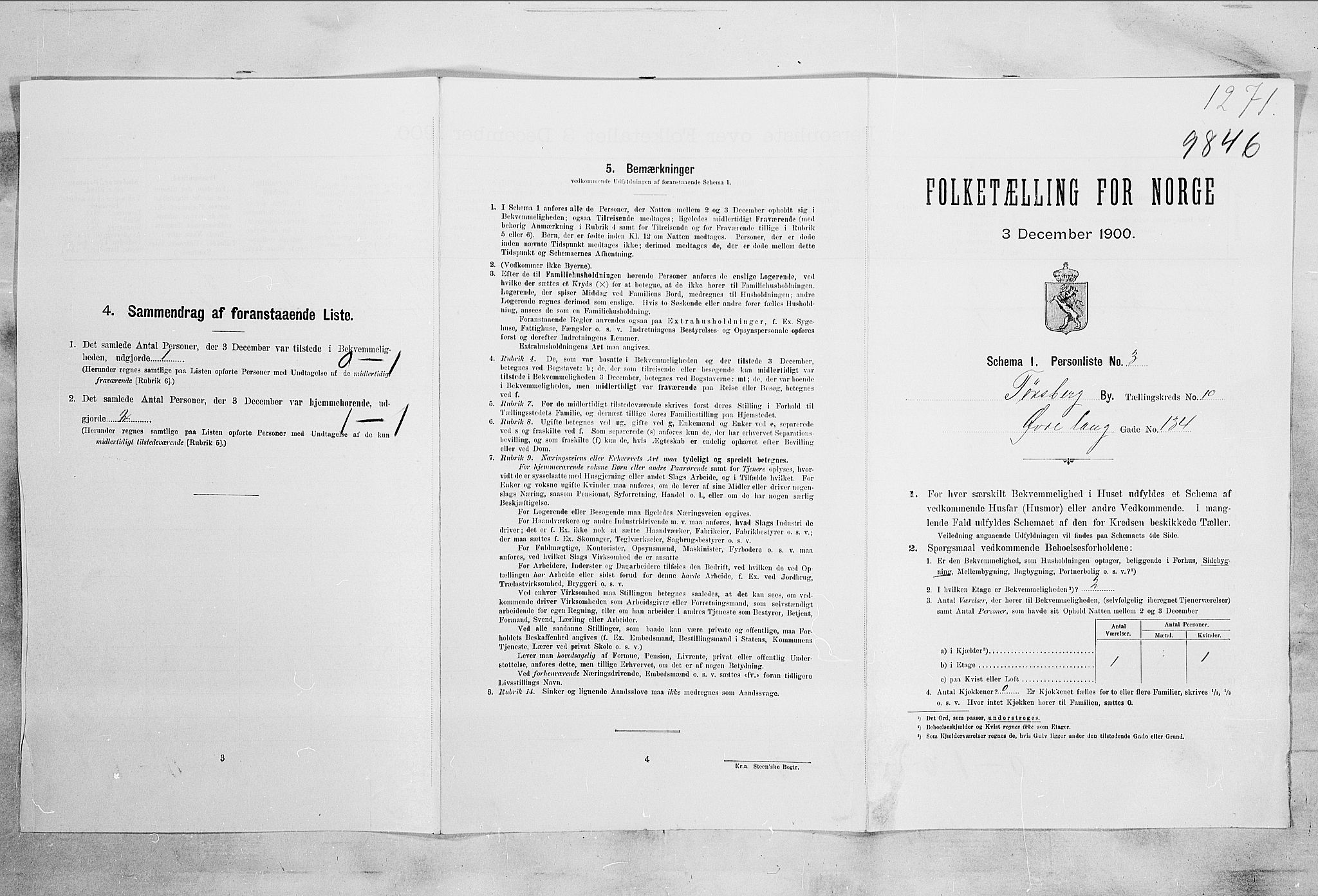 RA, Folketelling 1900 for 0705 Tønsberg kjøpstad, 1900, s. 5333