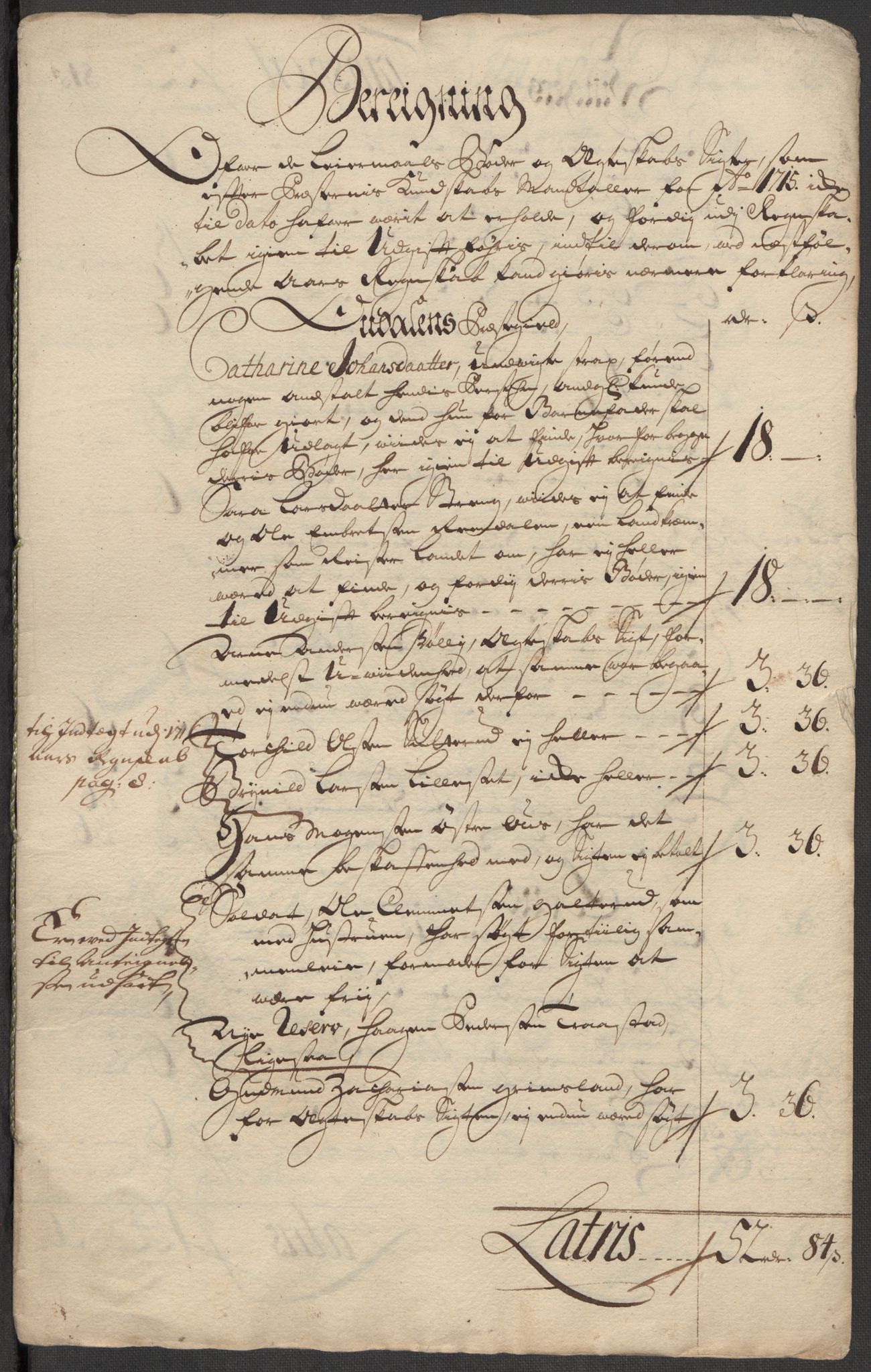 Rentekammeret inntil 1814, Reviderte regnskaper, Fogderegnskap, AV/RA-EA-4092/R13/L0853: Fogderegnskap Solør, Odal og Østerdal, 1715, s. 364