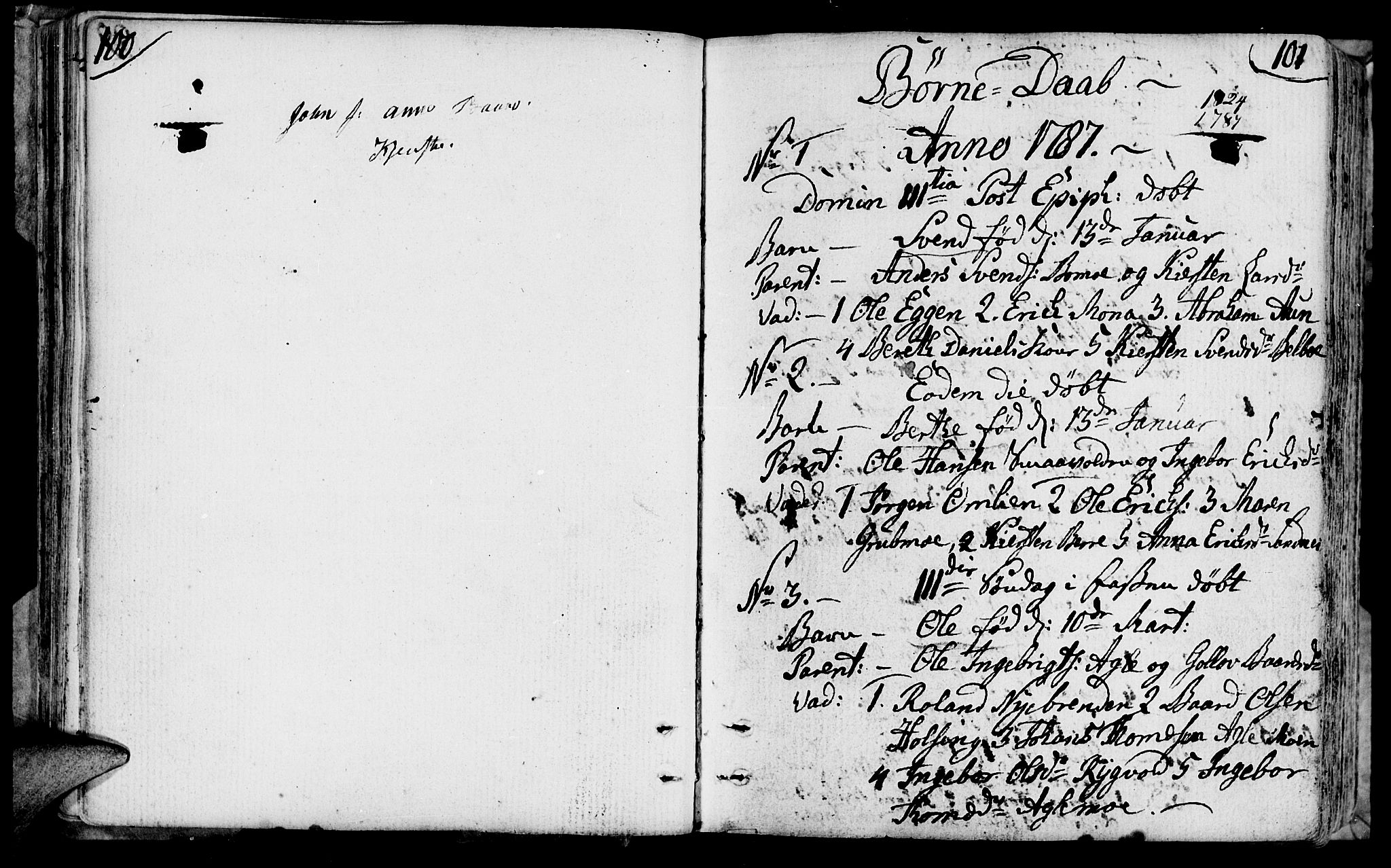 Ministerialprotokoller, klokkerbøker og fødselsregistre - Nord-Trøndelag, AV/SAT-A-1458/749/L0468: Ministerialbok nr. 749A02, 1787-1817, s. 100-101