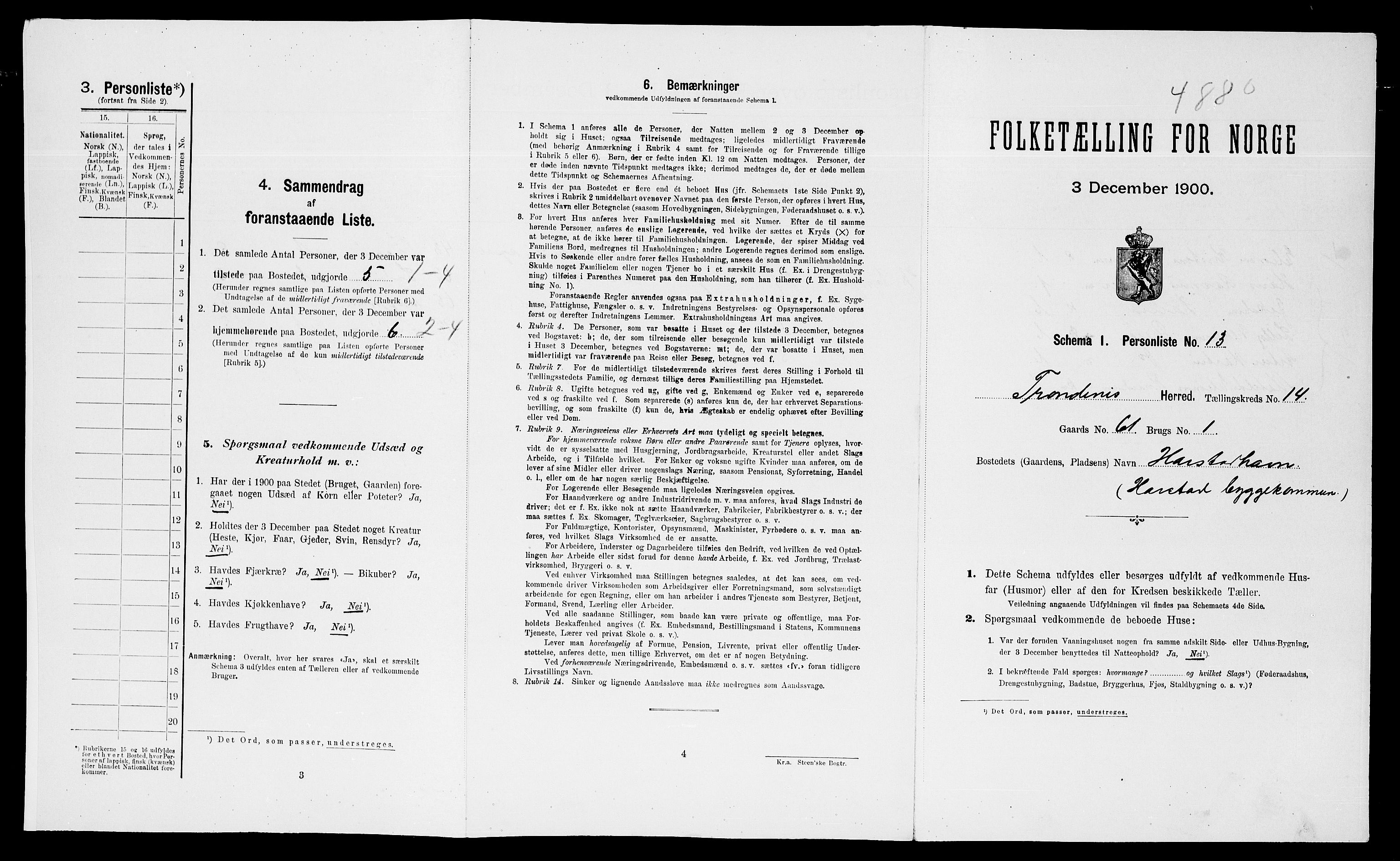 SATØ, Folketelling 1900 for 1914 Trondenes herred, 1900, s. 1677
