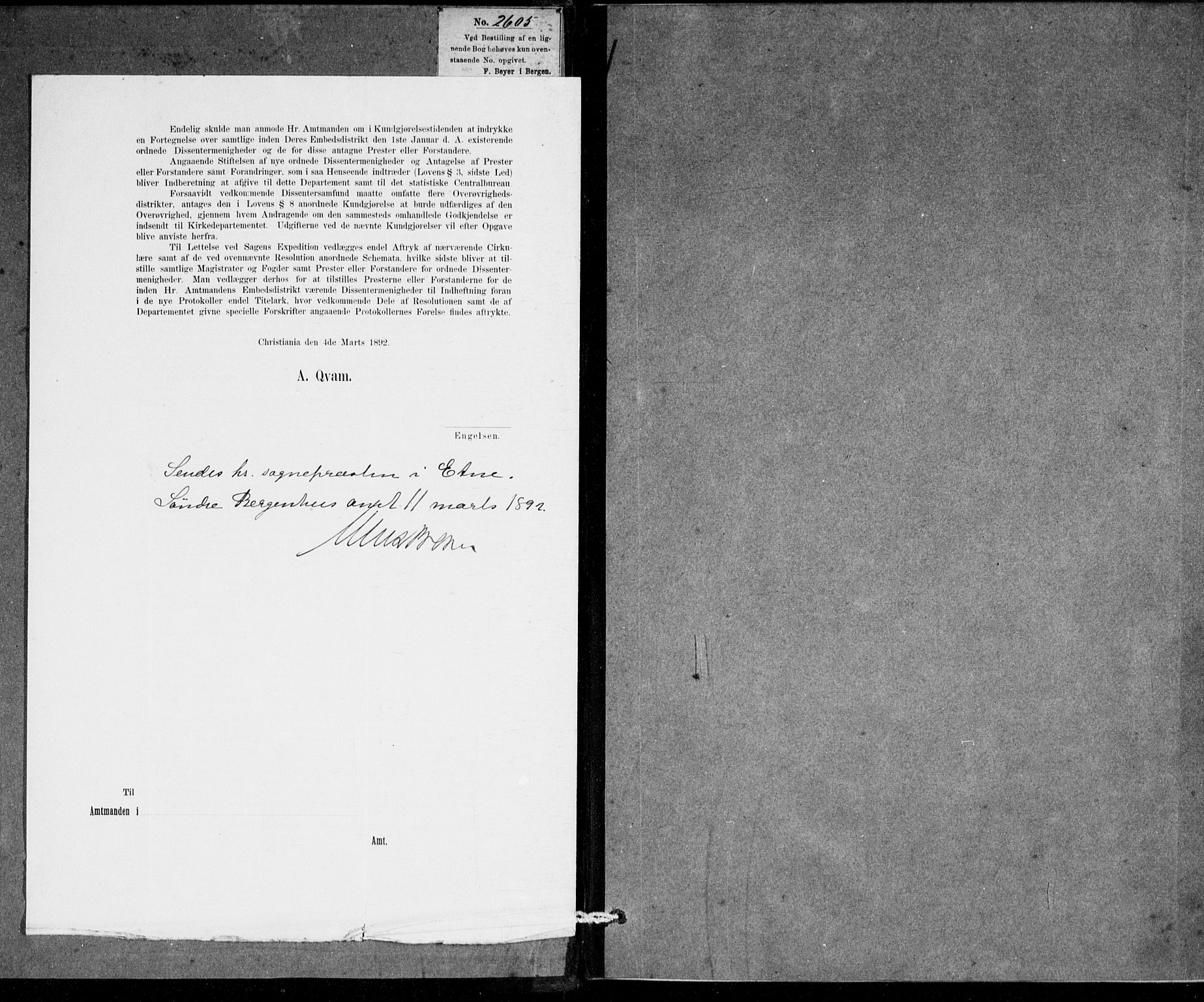 Etne sokneprestembete, SAB/A-75001/H/Haa: Ministerialbok nr. E 1, 1879-1905