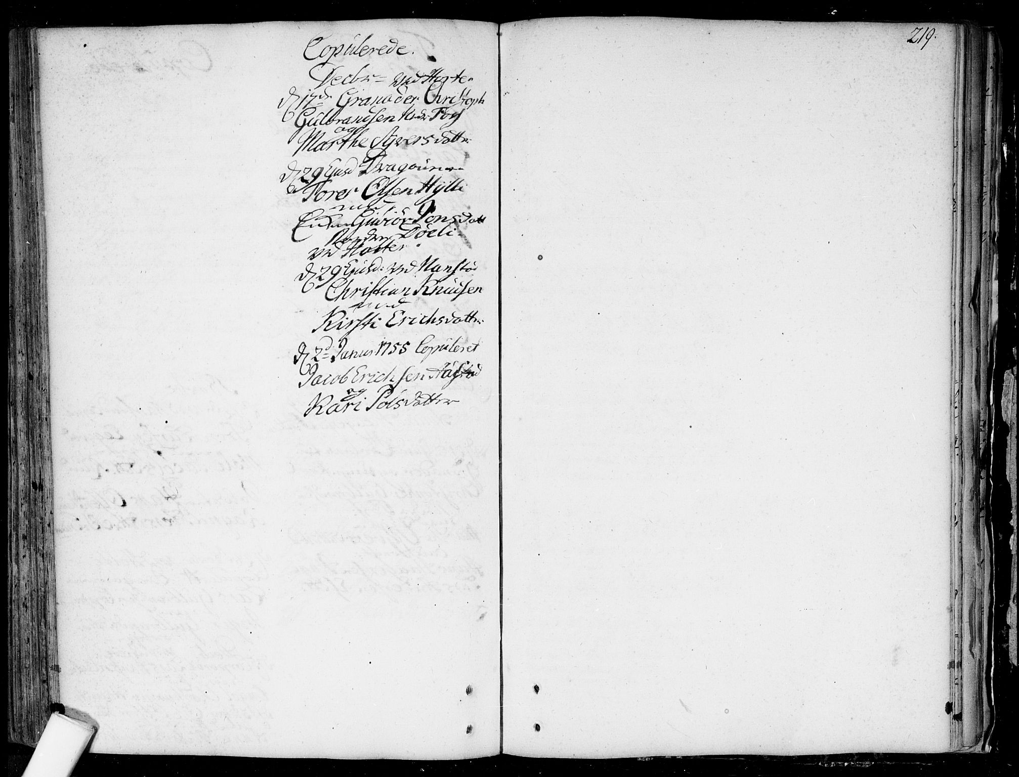Nannestad prestekontor Kirkebøker, SAO/A-10414a/F/Fa/L0006: Ministerialbok nr. I 6, 1739-1754, s. 219