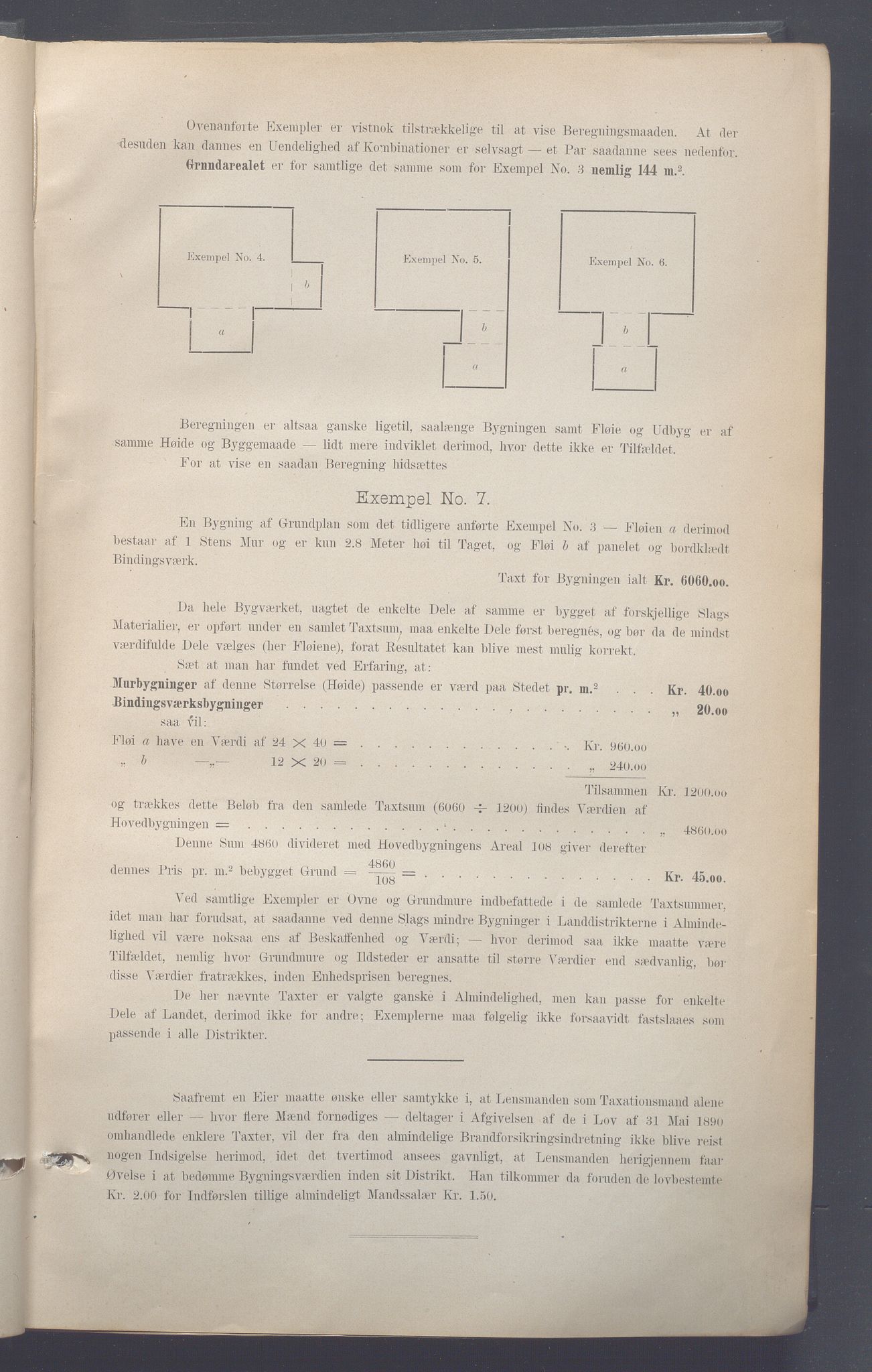 Lensmennene i Aker, OBA/A-10133/F/Fa/L0009: Branntakstprotokoll, 1894-1908