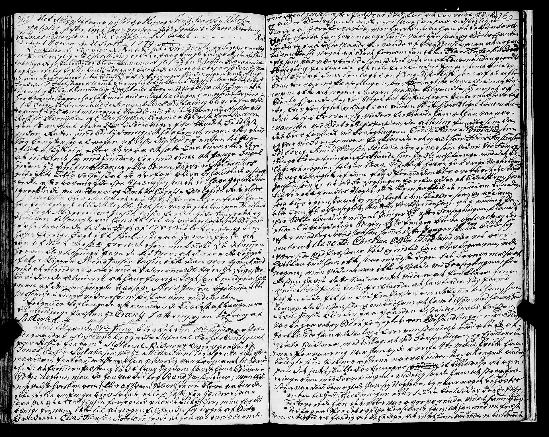 Vesterålen sorenskriveri, SAT/A-4180/1/1/1A/L0008: Tingbok, 1777-1781, s. 368-369