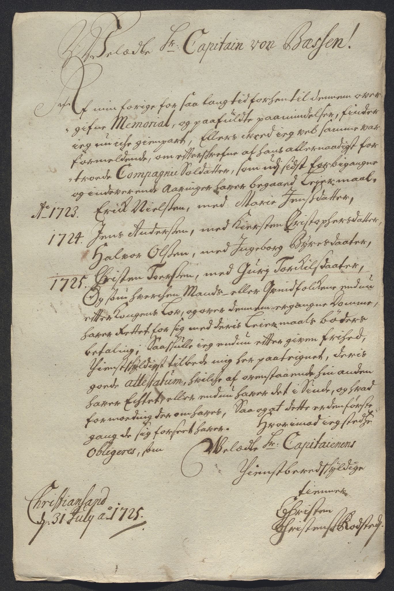 Rentekammeret inntil 1814, Reviderte regnskaper, Byregnskaper, AV/RA-EA-4066/R/Rm/L0286: [M19] Sikt og sakefall, 1719-1727, s. 476