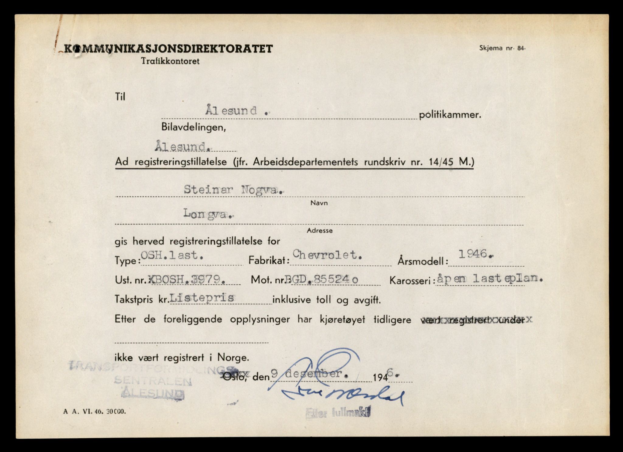 Møre og Romsdal vegkontor - Ålesund trafikkstasjon, AV/SAT-A-4099/F/Fe/L0035: Registreringskort for kjøretøy T 12653 - T 12829, 1927-1998, s. 1042
