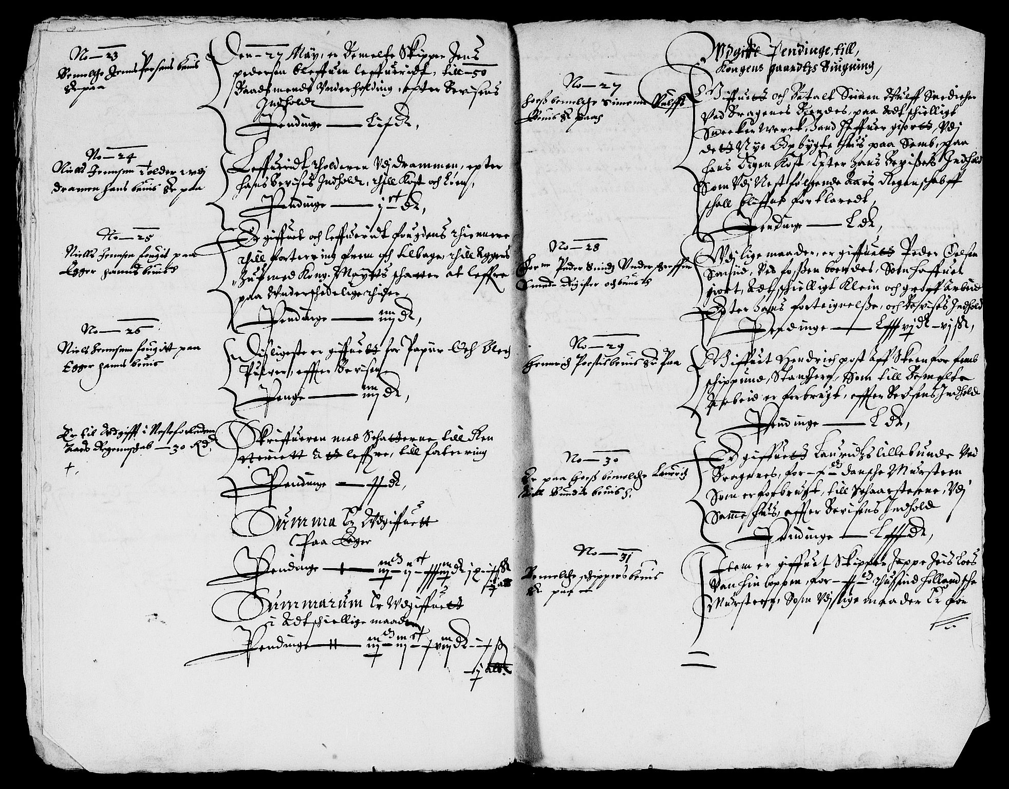 Rentekammeret inntil 1814, Reviderte regnskaper, Lensregnskaper, AV/RA-EA-5023/R/Rb/Rbl/L0003: Brunla len med Eiker len 1626-37, 1628-1631