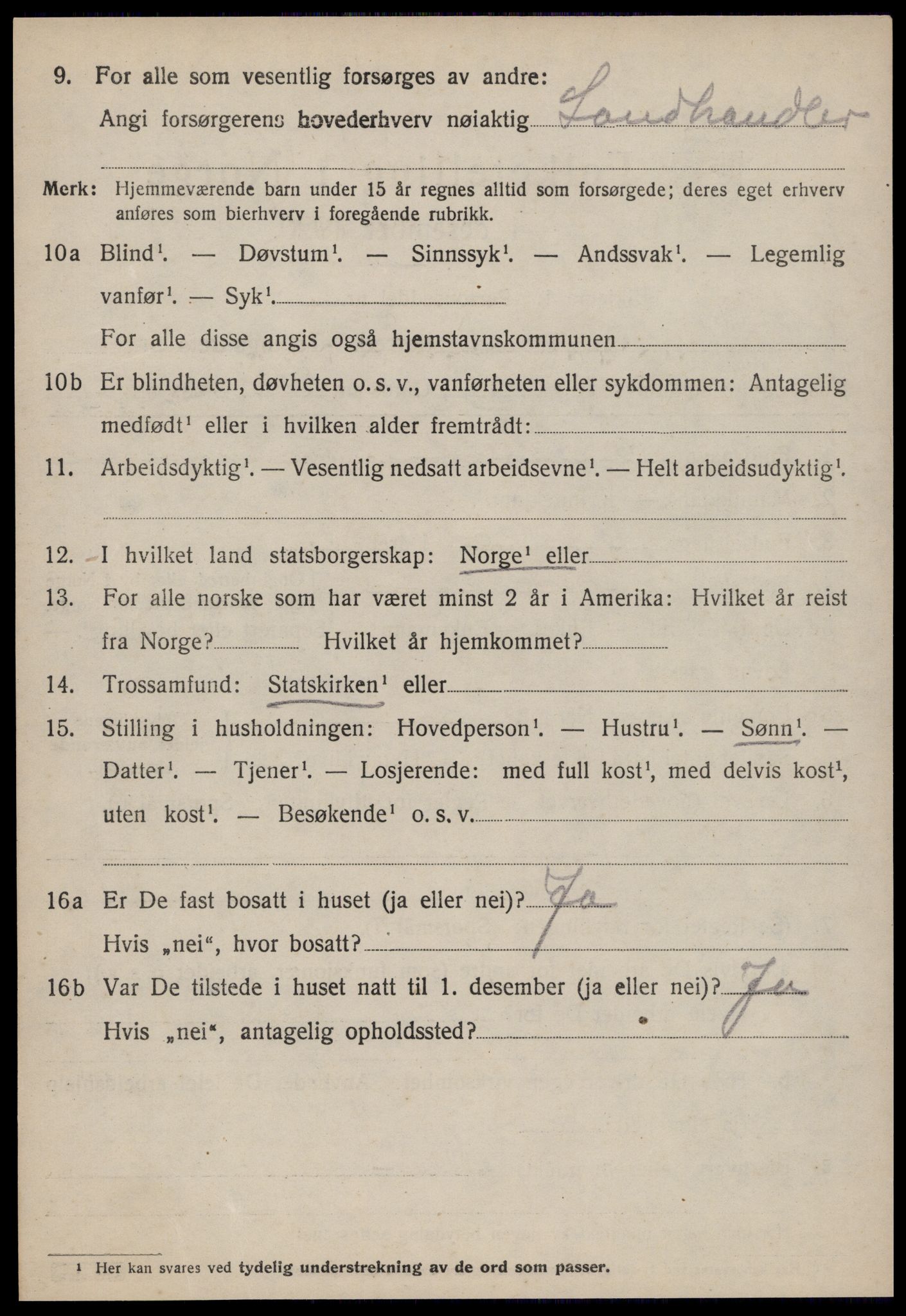 SAT, Folketelling 1920 for 1530 Vatne herred, 1920, s. 2427