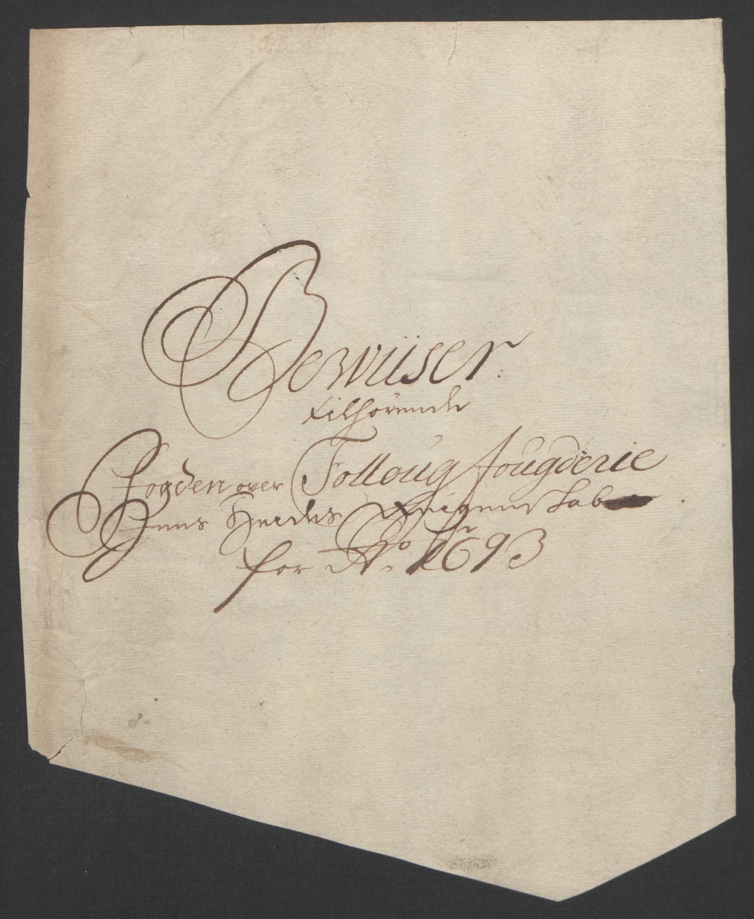 Rentekammeret inntil 1814, Reviderte regnskaper, Fogderegnskap, AV/RA-EA-4092/R09/L0437: Fogderegnskap Follo, 1692-1693, s. 235