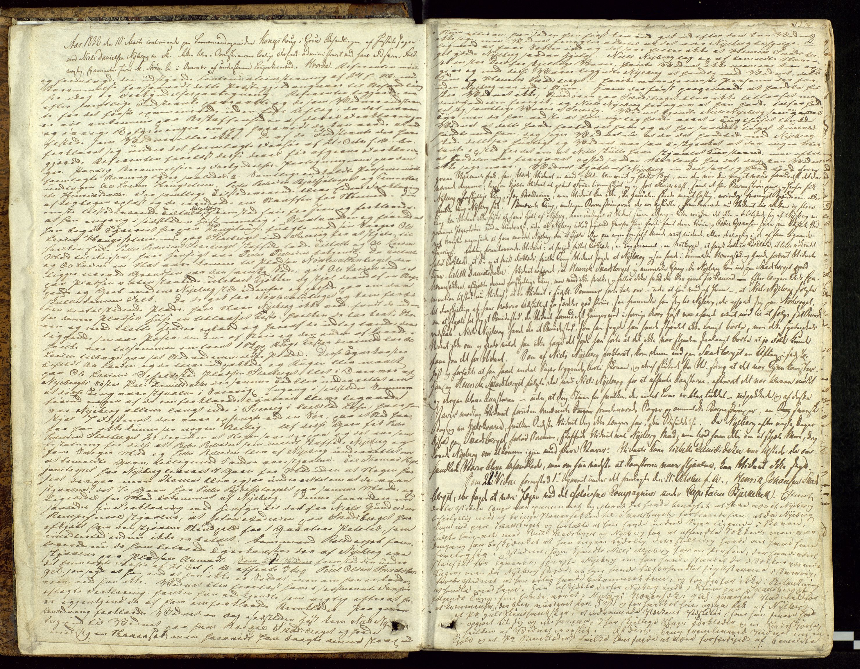 Solør og Odalen sorenskriveri, SAH/TING-026/G/Gc/Gca/L0016: Justis- og politisaker, 1832-1838, s. 2