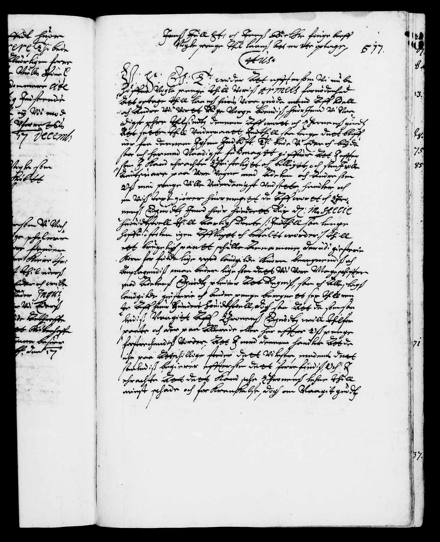 Danske Kanselli 1572-1799, AV/RA-EA-3023/F/Fc/Fca/Fcab/L0004: Norske tegnelser (mikrofilm), 1617-1627, s. 617a