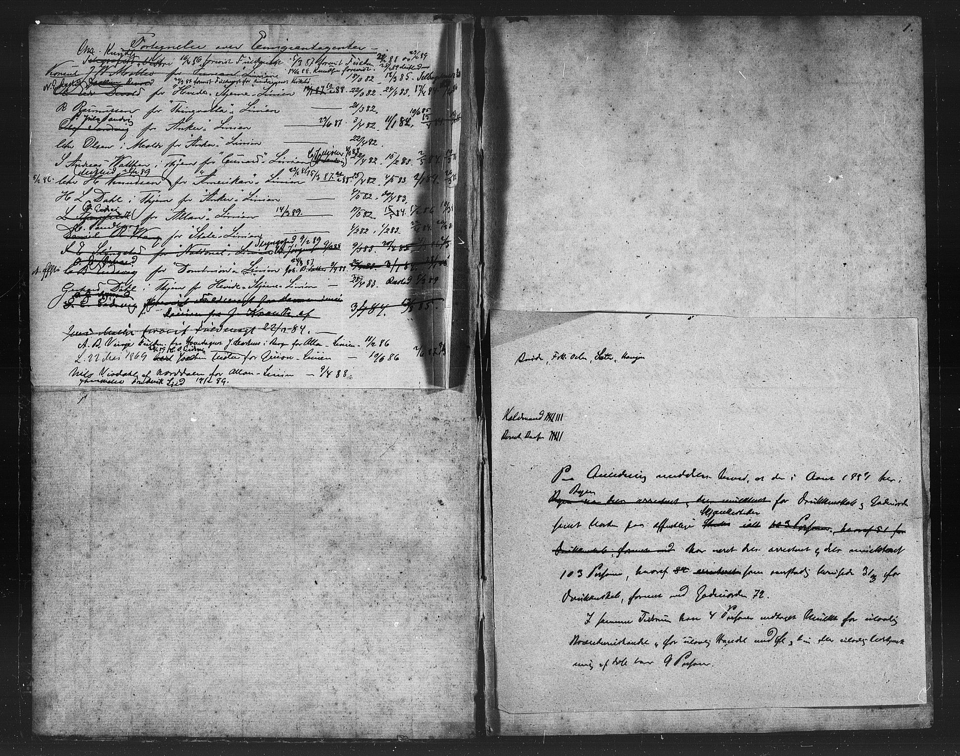 Sunnmøre politikammer, AV/SAT-A-1864/1/35/L0001: Emigrantprotokoll og passjournal, 1878-1887