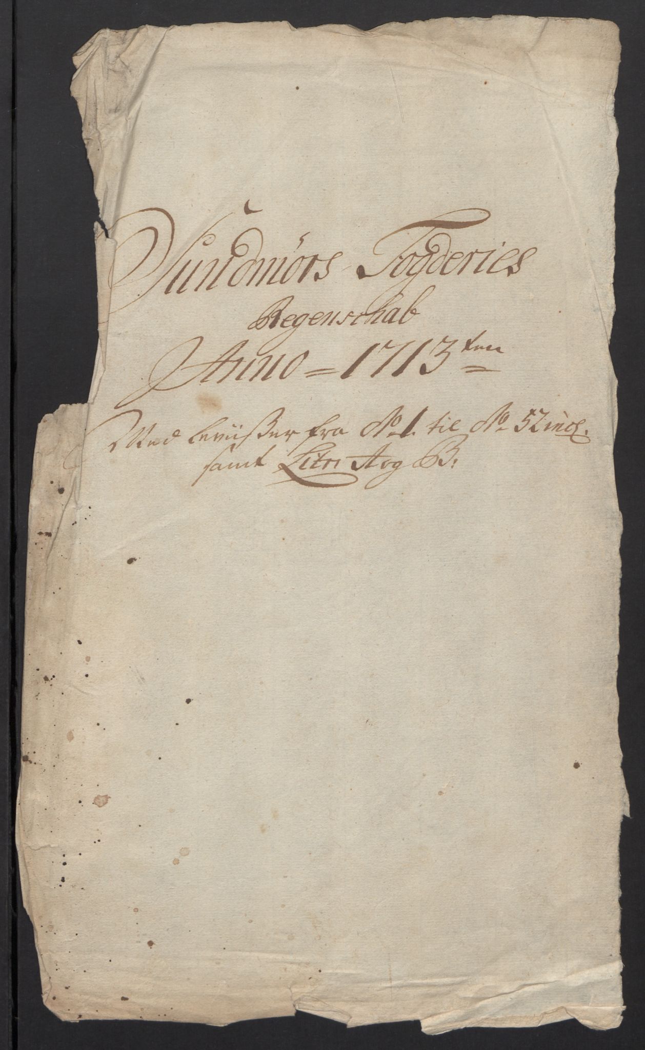 Rentekammeret inntil 1814, Reviderte regnskaper, Fogderegnskap, AV/RA-EA-4092/R54/L3565: Fogderegnskap Sunnmøre, 1712-1713, s. 307