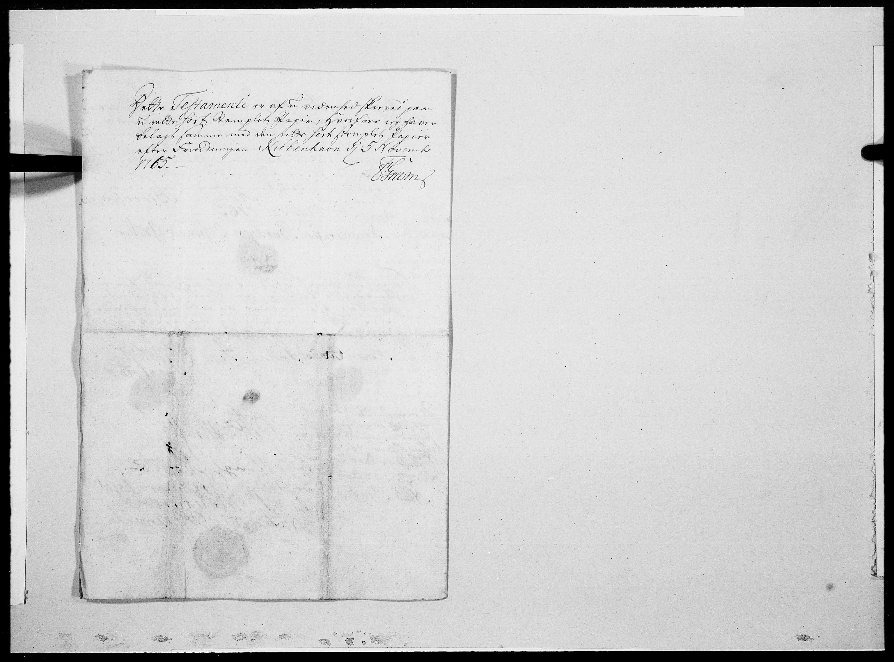 Danske Kanselli 1572-1799, AV/RA-EA-3023/F/Fc/Fcc/Fcca/L0191: Norske innlegg 1572-1799, 1765, s. 517