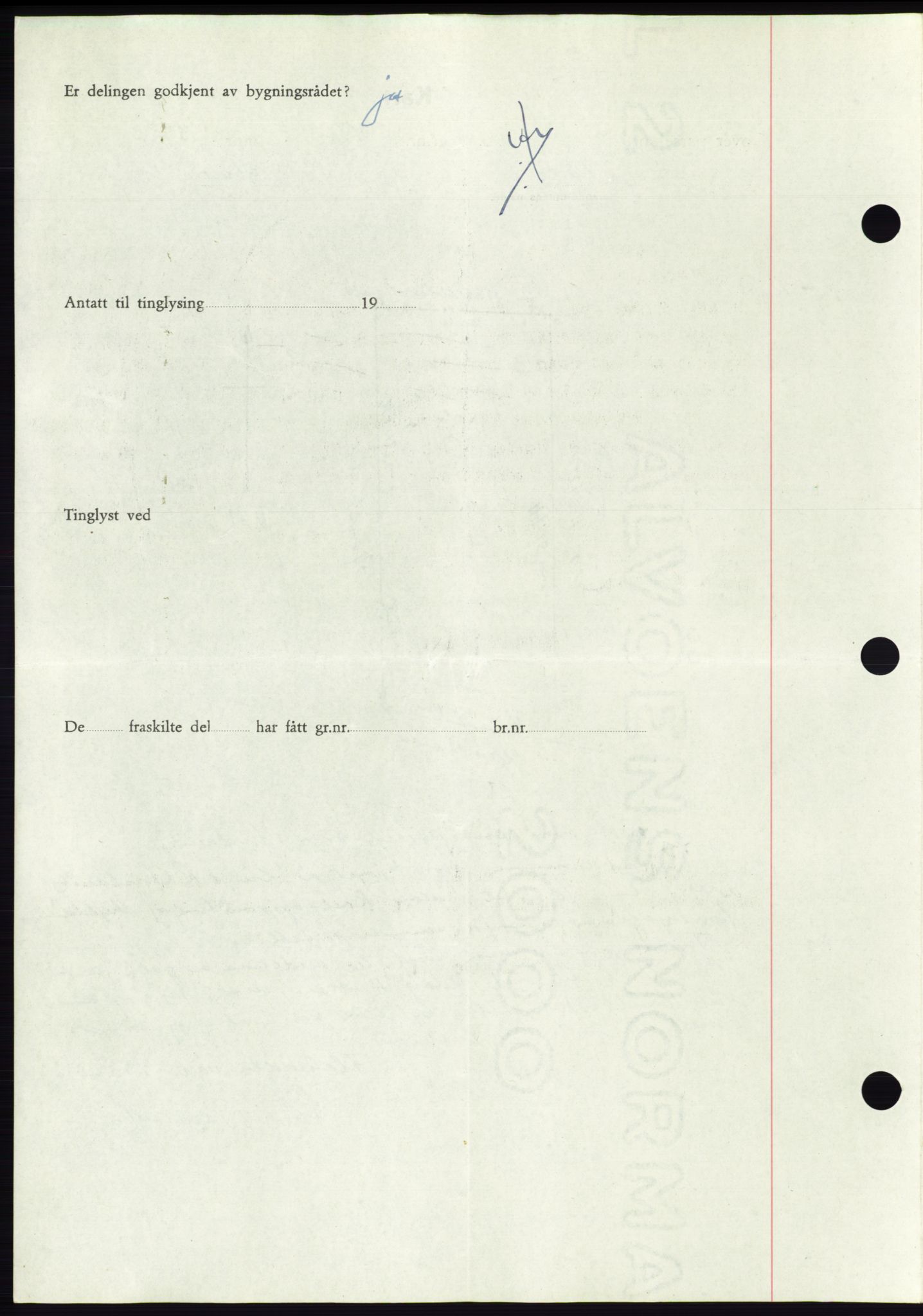 Søre Sunnmøre sorenskriveri, AV/SAT-A-4122/1/2/2C/L0081: Pantebok nr. 7A, 1947-1948, Dagboknr: 1310/1947