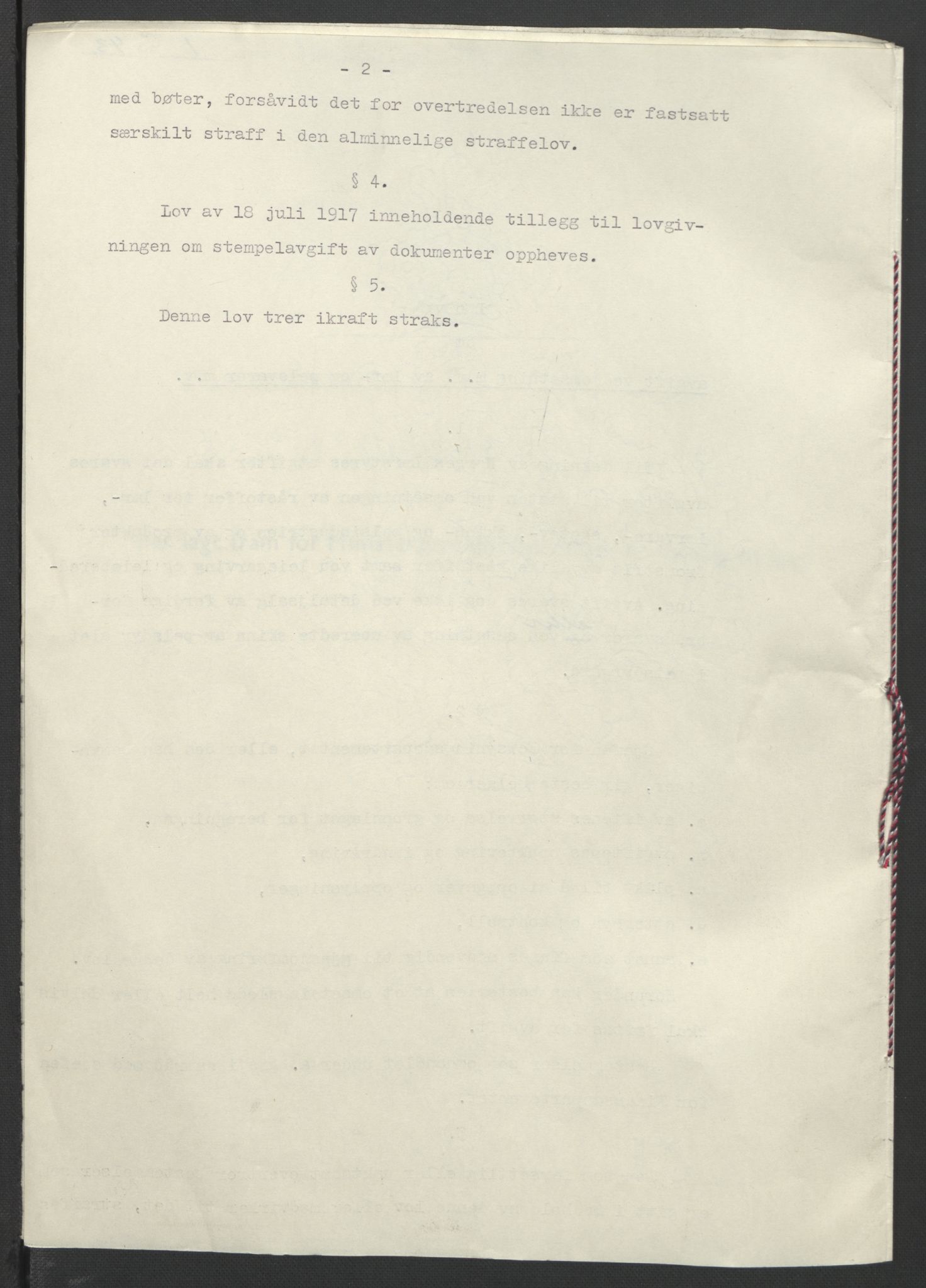 NS-administrasjonen 1940-1945 (Statsrådsekretariatet, de kommisariske statsråder mm), RA/S-4279/D/Db/L0099: Lover, 1943, s. 5