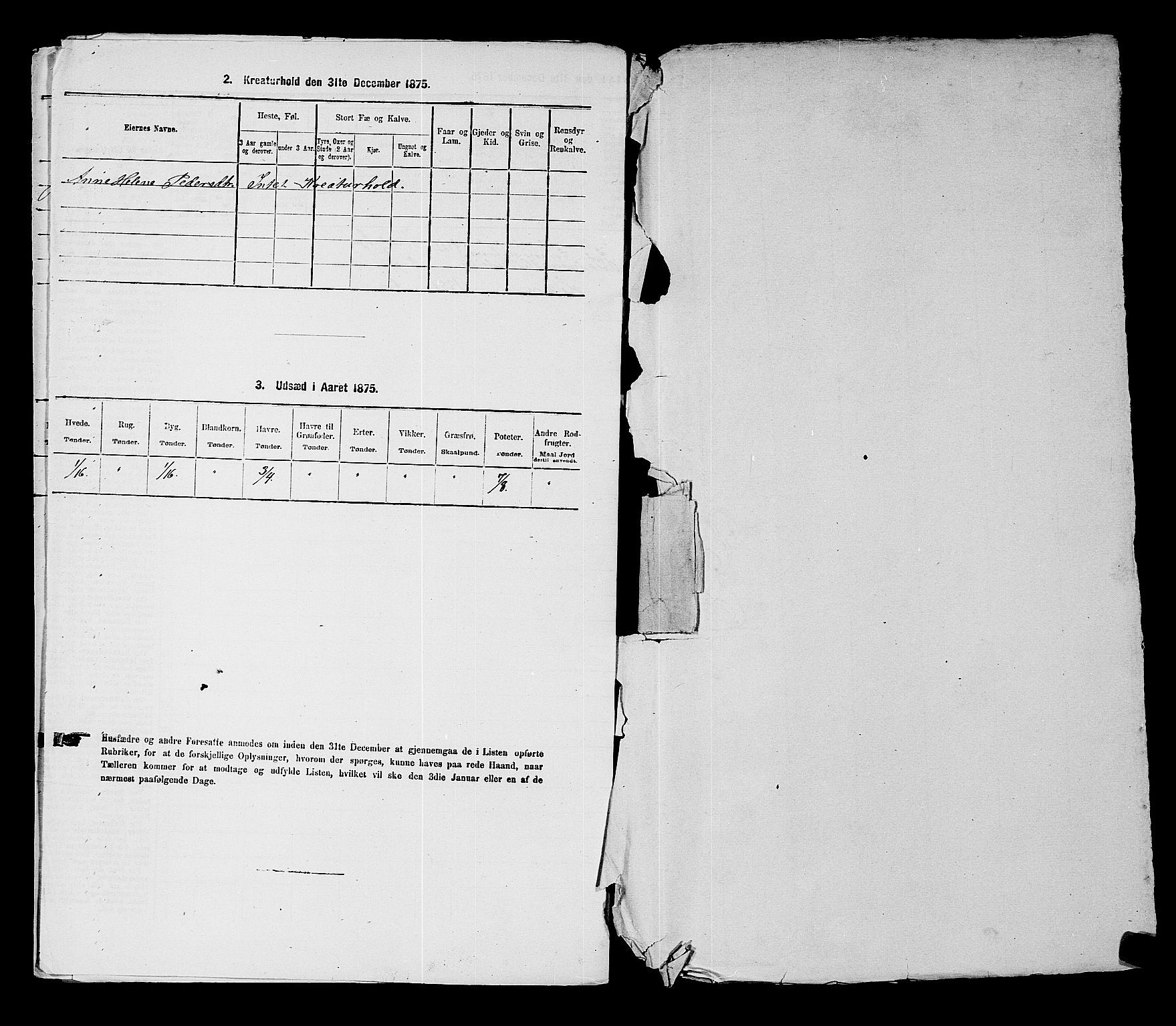 RA, Folketelling 1875 for 0135P Råde prestegjeld, 1875, s. 332