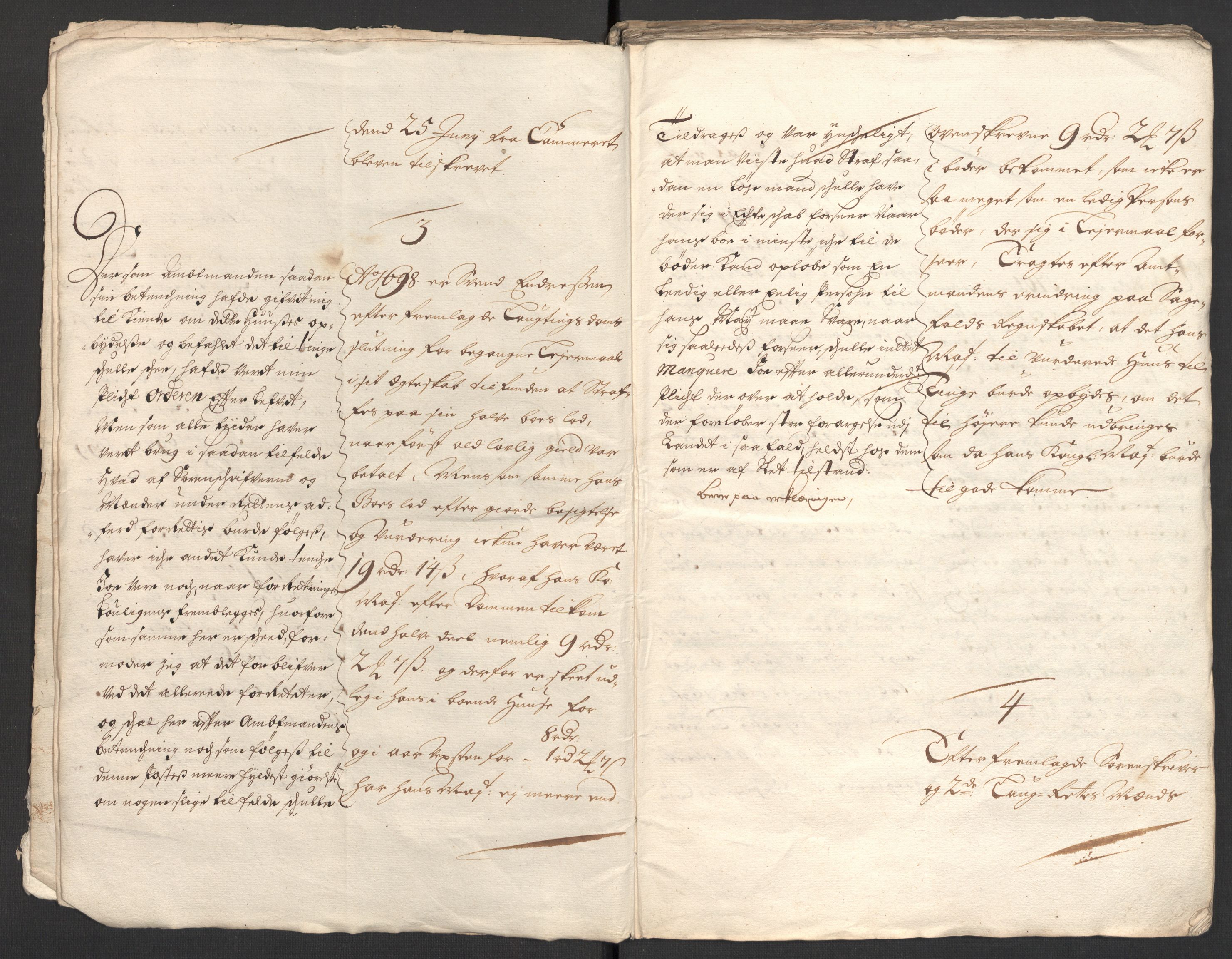 Rentekammeret inntil 1814, Reviderte regnskaper, Fogderegnskap, AV/RA-EA-4092/R36/L2102: Fogderegnskap Øvre og Nedre Telemark og Bamble, 1699, s. 6