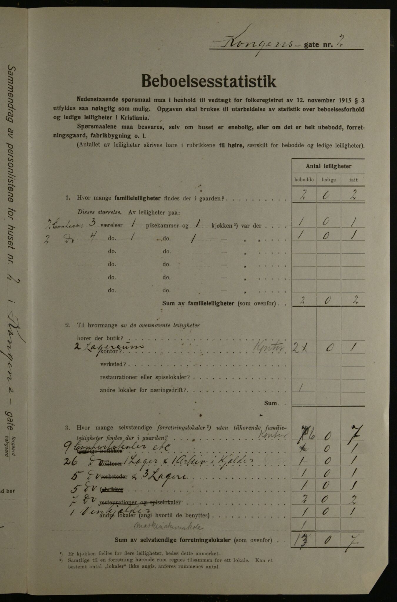 OBA, Kommunal folketelling 1.12.1923 for Kristiania, 1923, s. 58808