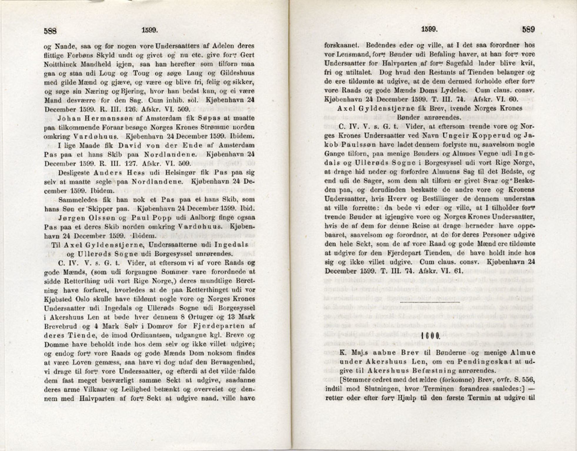 Publikasjoner utgitt av Det Norske Historiske Kildeskriftfond, PUBL/-/-/-: Norske Rigs-Registranter, bind 3, 1588-1602, s. 588-589