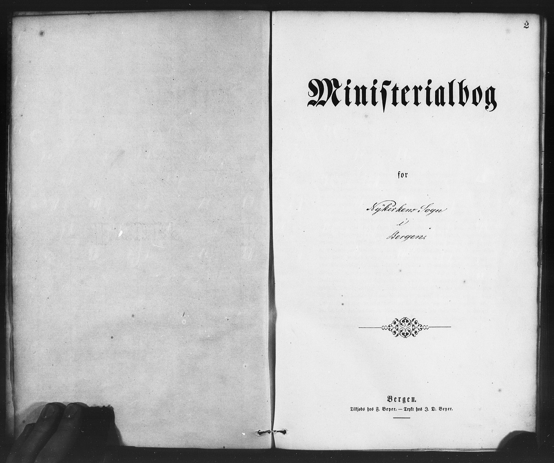 Nykirken Sokneprestembete, SAB/A-77101/H/Haa/L0026: Ministerialbok nr. C 5, 1870-1886, s. 2