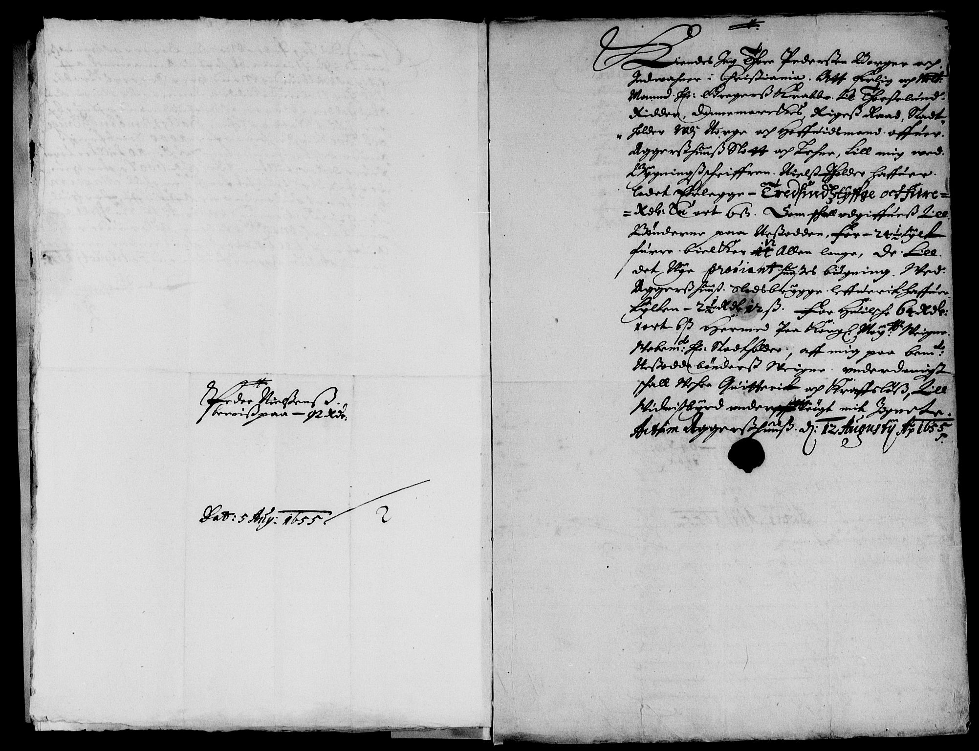 Rentekammeret inntil 1814, Reviderte regnskaper, Lensregnskaper, AV/RA-EA-5023/R/Rb/Rba/L0232: Akershus len, 1652-1656