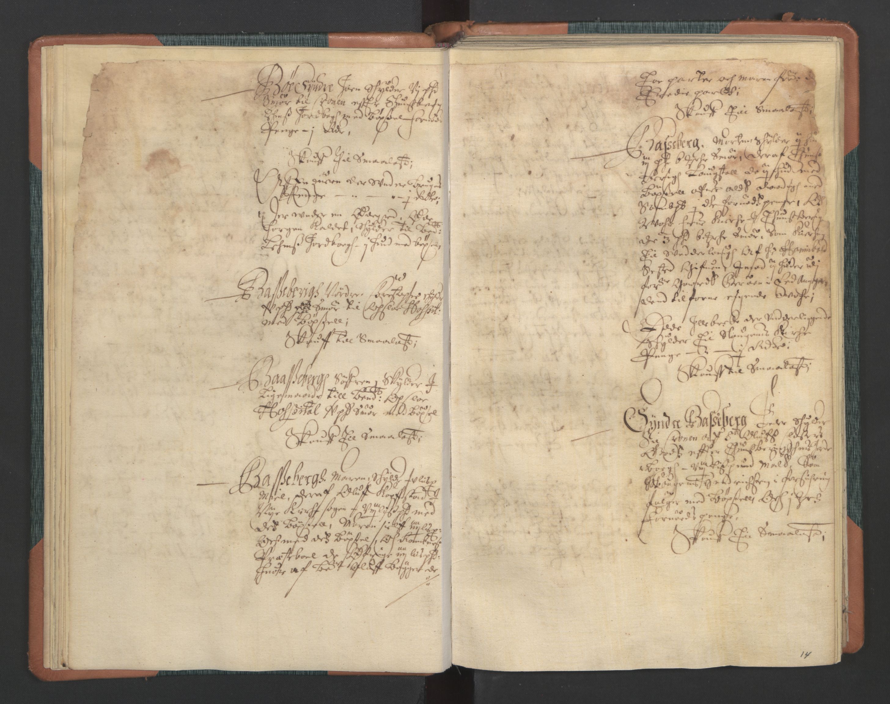 Rentekammeret inntil 1814, Realistisk ordnet avdeling, AV/RA-EA-4070/L/L0011: Tønsberg lagdømme. Alminnelig jordebok for Tønsberg len - Slagen og Arendal skipreider., 1661, s. 13b-14a