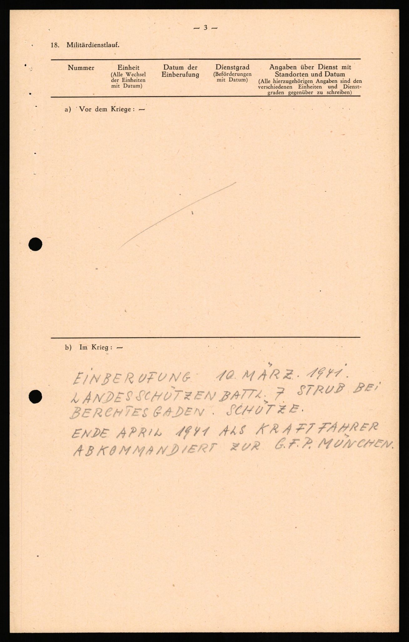Forsvaret, Forsvarets overkommando II, AV/RA-RAFA-3915/D/Db/L0036: CI Questionaires. Tyske okkupasjonsstyrker i Norge. Tyskere., 1945-1946, s. 99