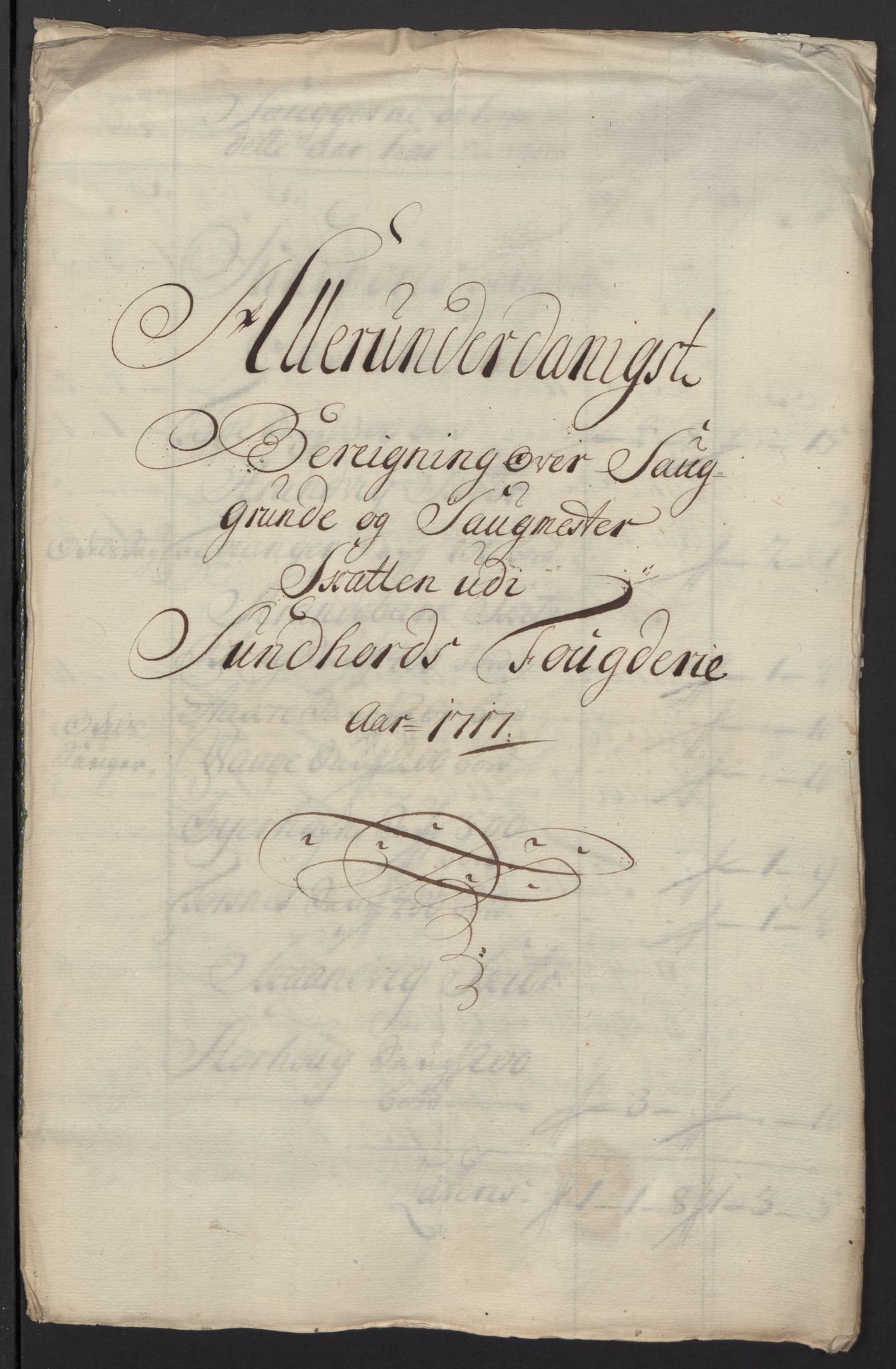 Rentekammeret inntil 1814, Reviderte regnskaper, Fogderegnskap, RA/EA-4092/R48/L2994: Fogderegnskap Sunnhordland og Hardanger, 1717, s. 69