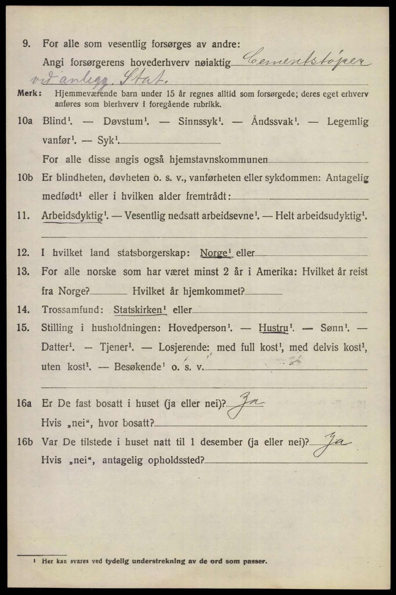 SAKO, Folketelling 1920 for 0614 Ådal herred, 1920, s. 1343