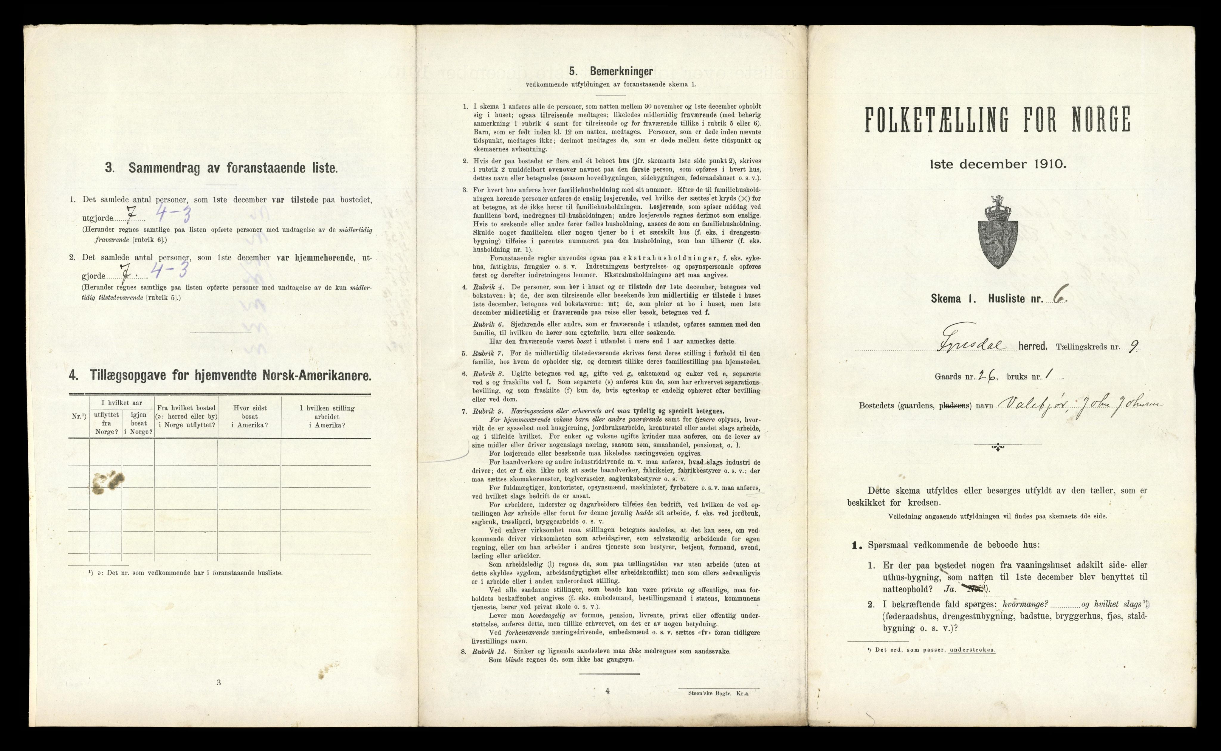 RA, Folketelling 1910 for 0831 Fyresdal herred, 1910, s. 641