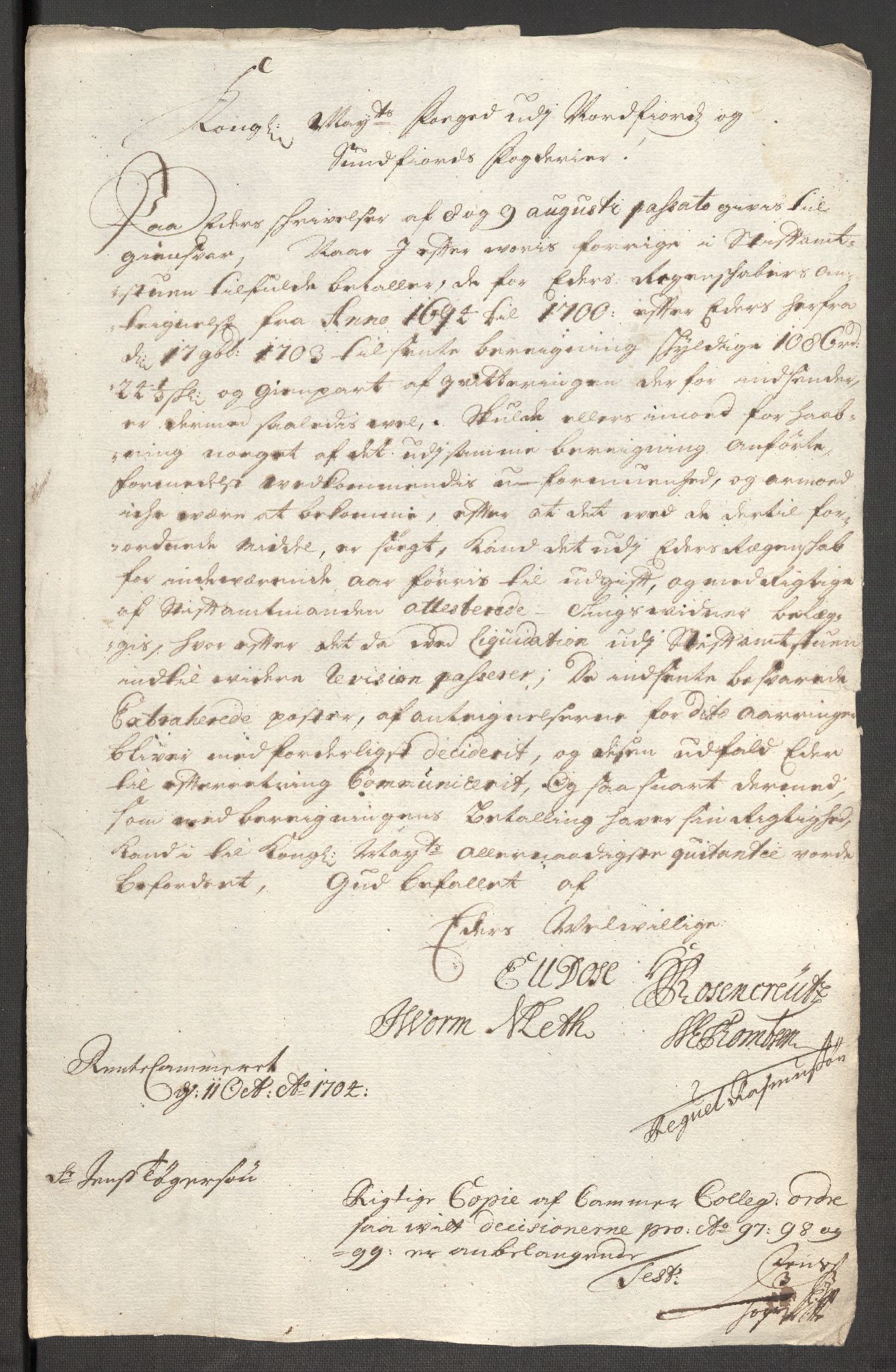 Rentekammeret inntil 1814, Reviderte regnskaper, Fogderegnskap, AV/RA-EA-4092/R53/L3429: Fogderegnskap Sunn- og Nordfjord, 1705, s. 182