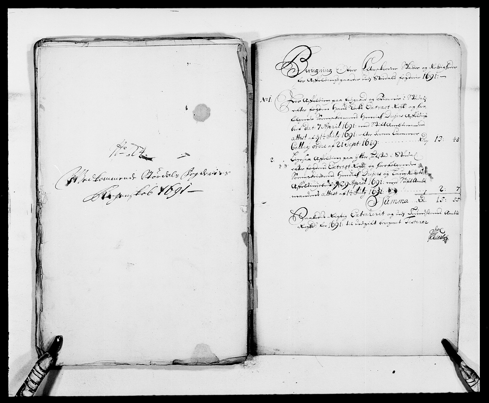 Rentekammeret inntil 1814, Reviderte regnskaper, Fogderegnskap, AV/RA-EA-4092/R62/L4184: Fogderegnskap Stjørdal og Verdal, 1690-1691, s. 478