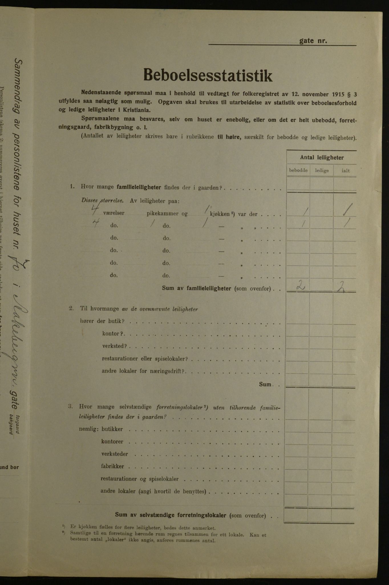 OBA, Kommunal folketelling 1.12.1923 for Kristiania, 1923, s. 144006