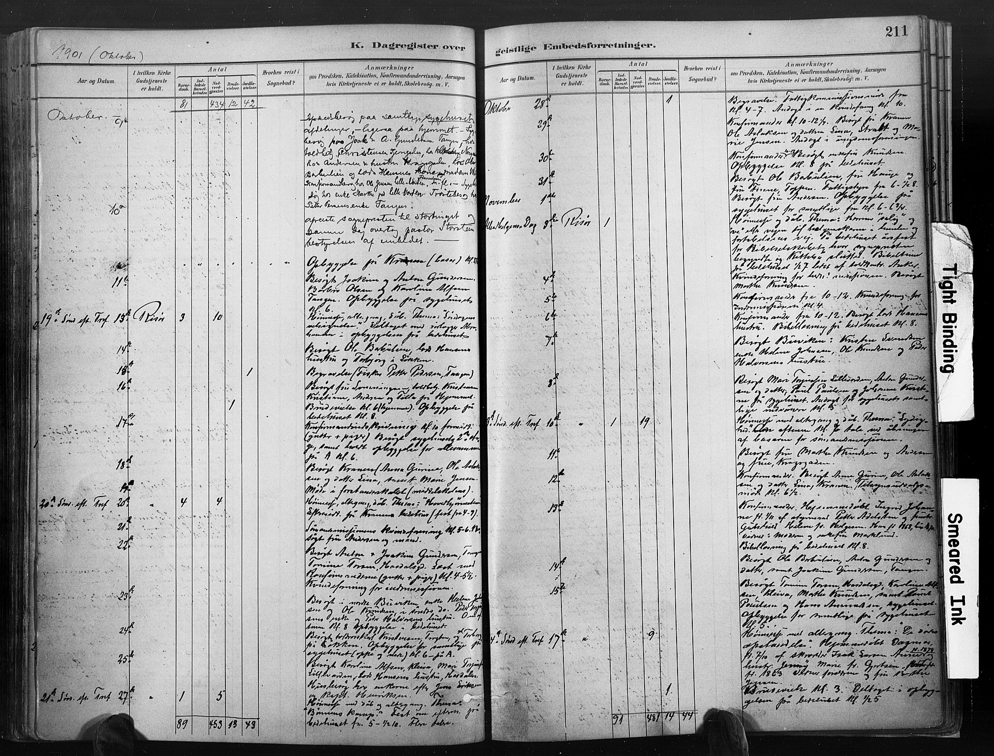 Risør sokneprestkontor, AV/SAK-1111-0035/F/Fa/L0006: Ministerialbok nr. A 6, 1883-1908, s. 211