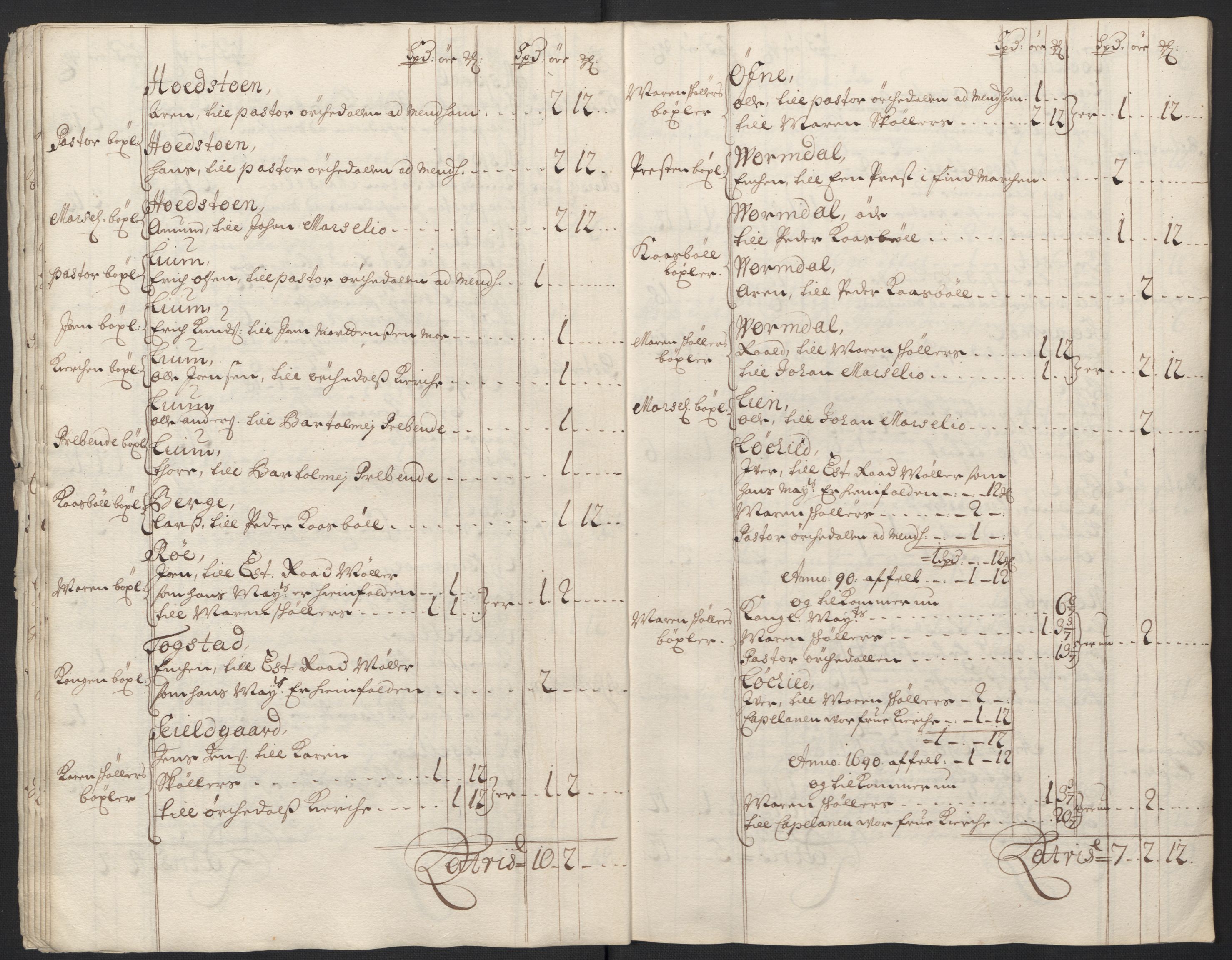 Rentekammeret inntil 1814, Reviderte regnskaper, Fogderegnskap, AV/RA-EA-4092/R60/L3950: Fogderegnskap Orkdal og Gauldal, 1700, s. 35