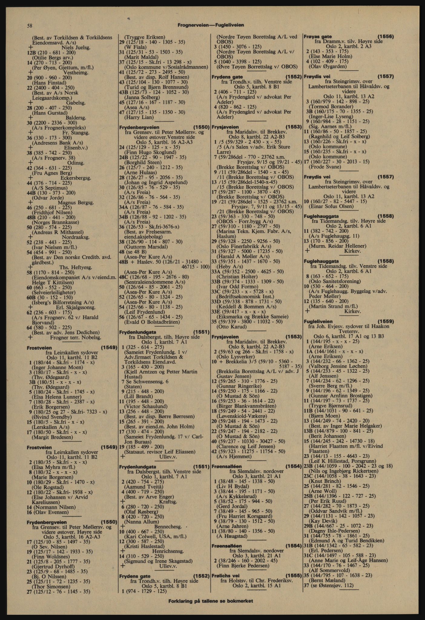 Kristiania/Oslo adressebok, PUBL/-, 1977-1978, s. 58