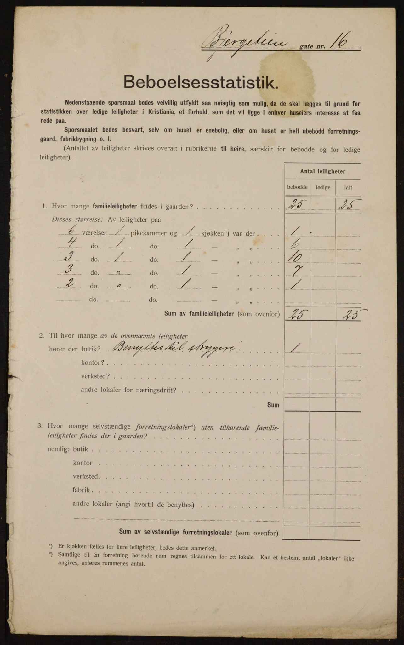 OBA, Kommunal folketelling 1.2.1912 for Kristiania, 1912, s. 4558
