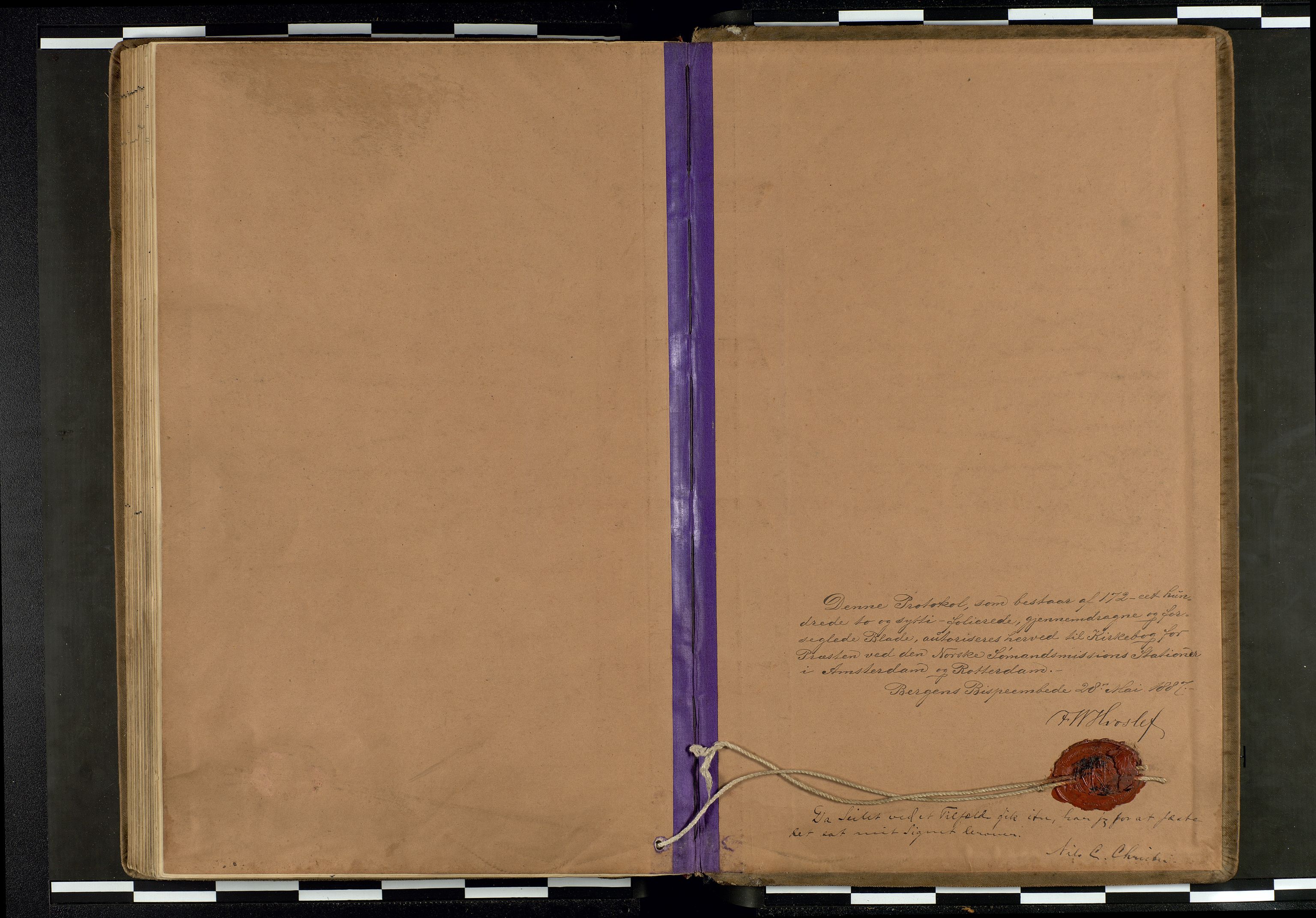 Den norske sjømannsmisjon i utlandet/Hollandske havner (Amsterdam-Rotterdam-Europort), AV/SAB-SAB/PA-0106/H/Ha/Haa/L0002: Ministerialbok nr. A 2, 1887-1907, s. 158b