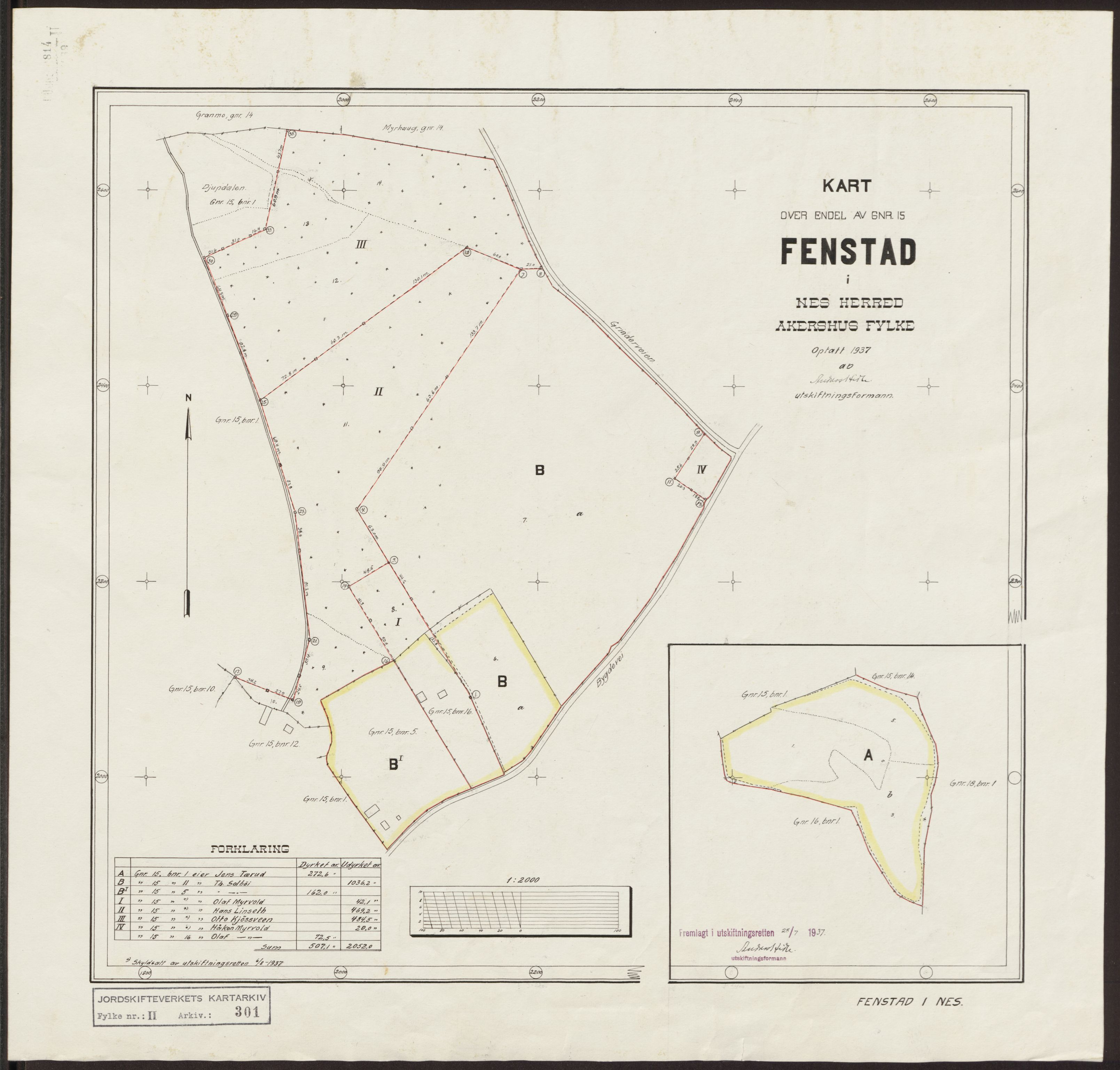 Jordskifteverkets kartarkiv, AV/RA-S-3929/T, 1859-1988, s. 390