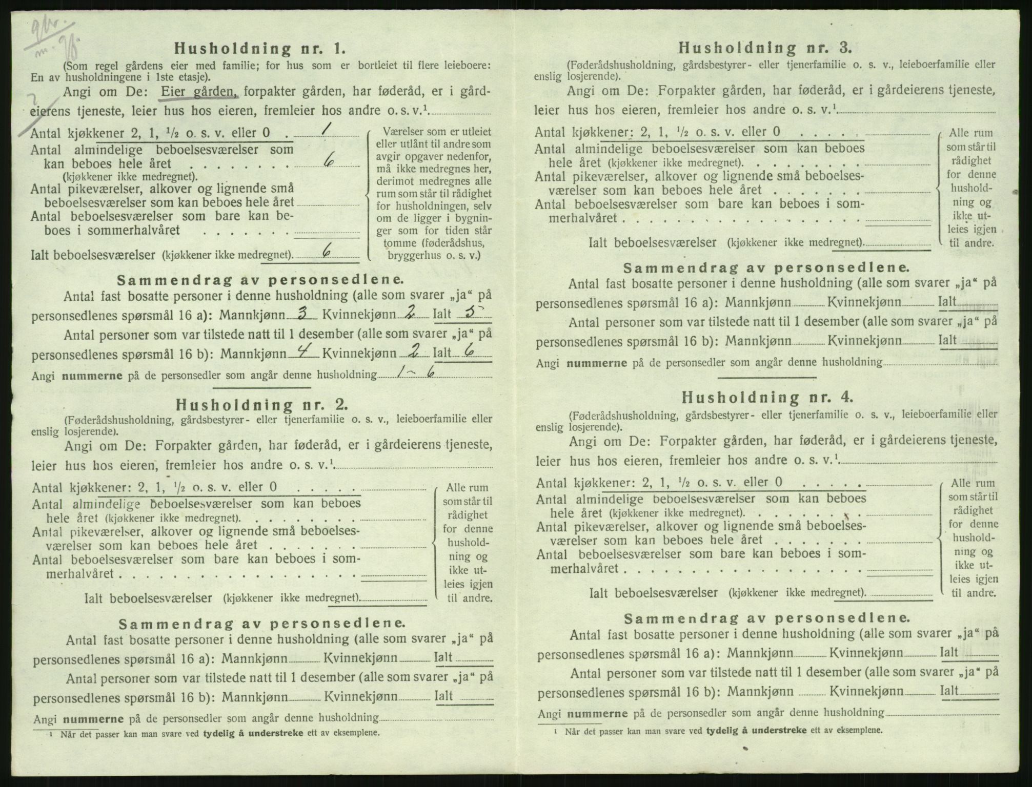 SAK, Folketelling 1920 for 0926 Vestre Moland herred, 1920, s. 634