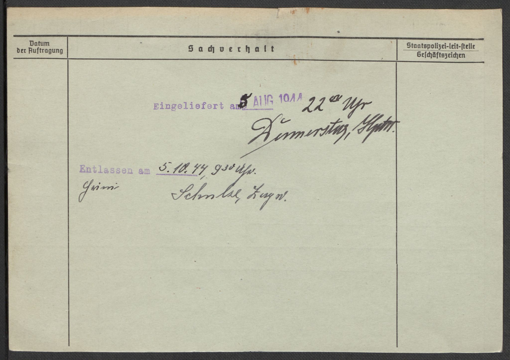 Befehlshaber der Sicherheitspolizei und des SD, AV/RA-RAFA-5969/E/Ea/Eaa/L0002: Register over norske fanger i Møllergata 19: Bj-Eng, 1940-1945, s. 570