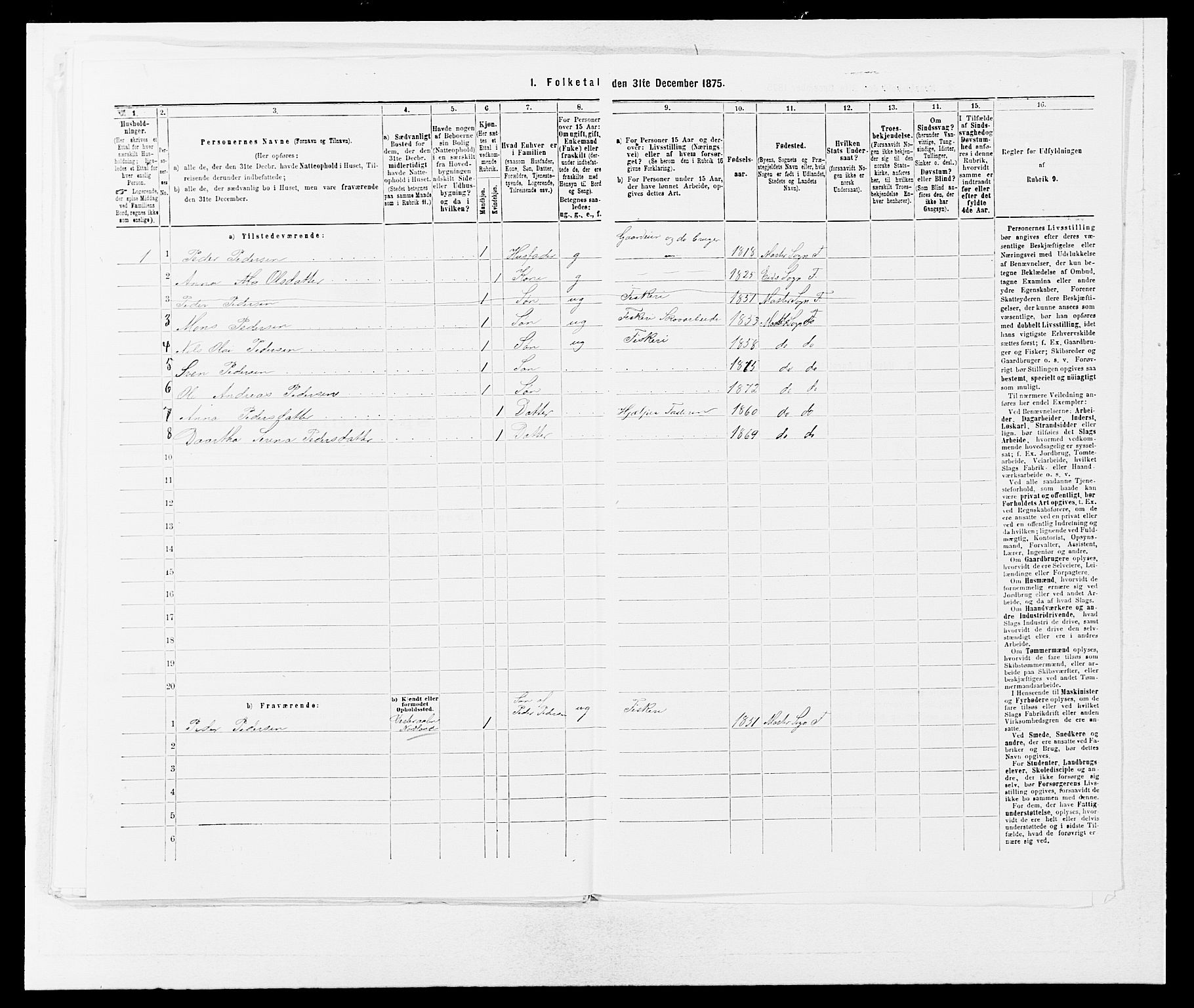 SAB, Folketelling 1875 for 1218P Finnås prestegjeld, 1875, s. 553