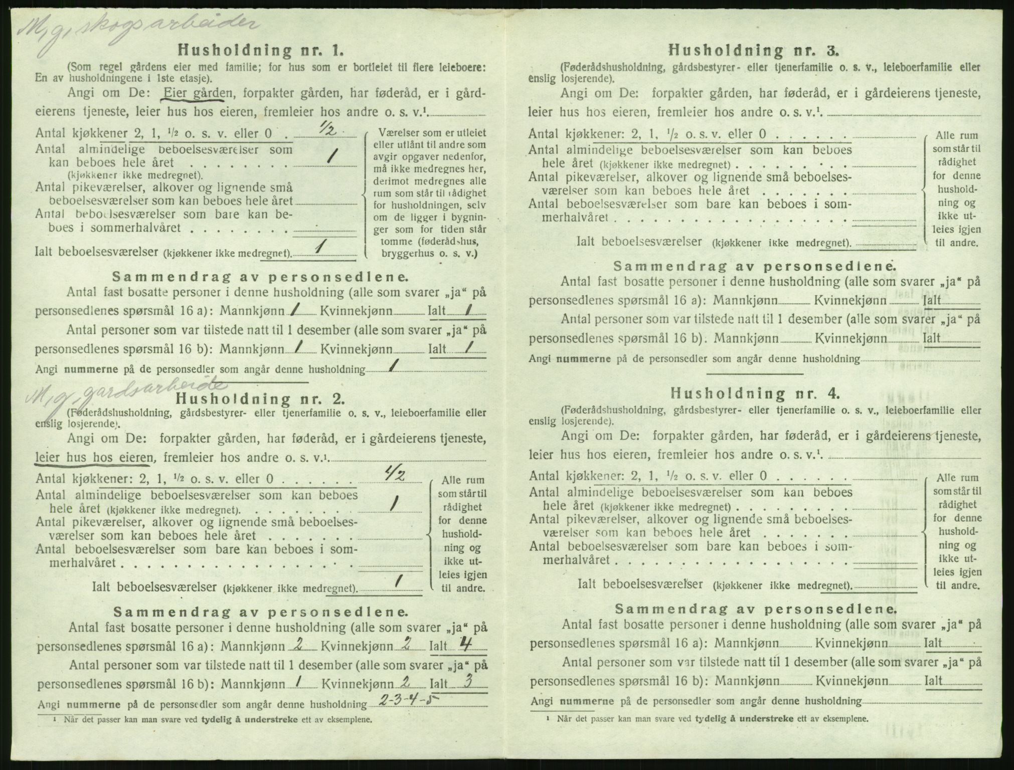 SAK, Folketelling 1920 for 0920 Øyestad herred, 1920, s. 975