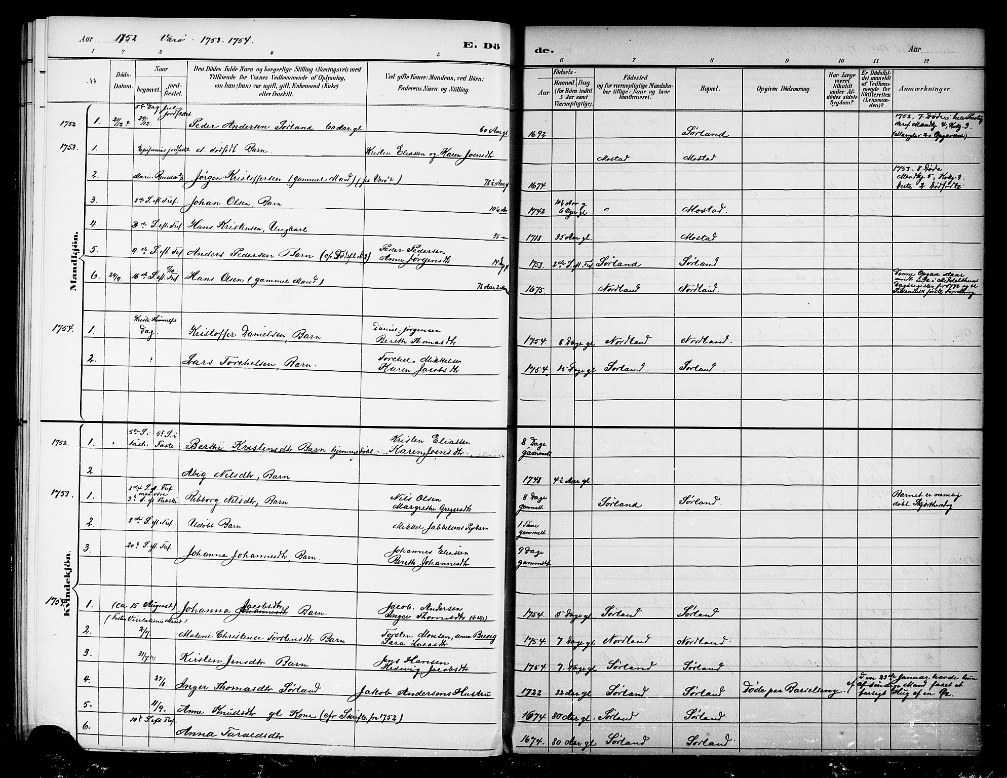 Ministerialprotokoller, klokkerbøker og fødselsregistre - Nordland, AV/SAT-A-1459/807/L0127: Kirkebokavskrift nr. 807D01, 1752-1788