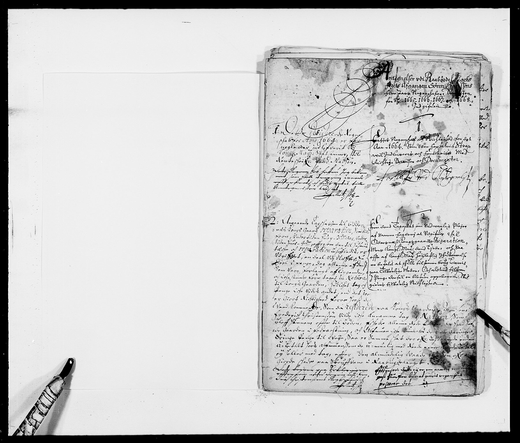Rentekammeret inntil 1814, Reviderte regnskaper, Fogderegnskap, AV/RA-EA-4092/R40/L2431: Fogderegnskap Råbyggelag, 1664-1668, s. 358