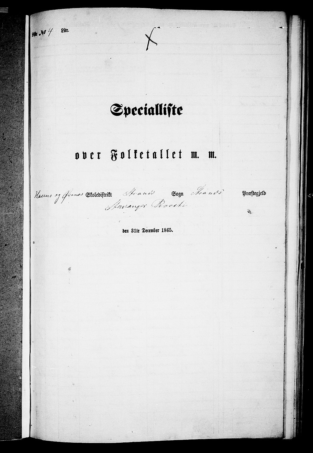 RA, Folketelling 1865 for 1130P Strand prestegjeld, 1865, s. 56