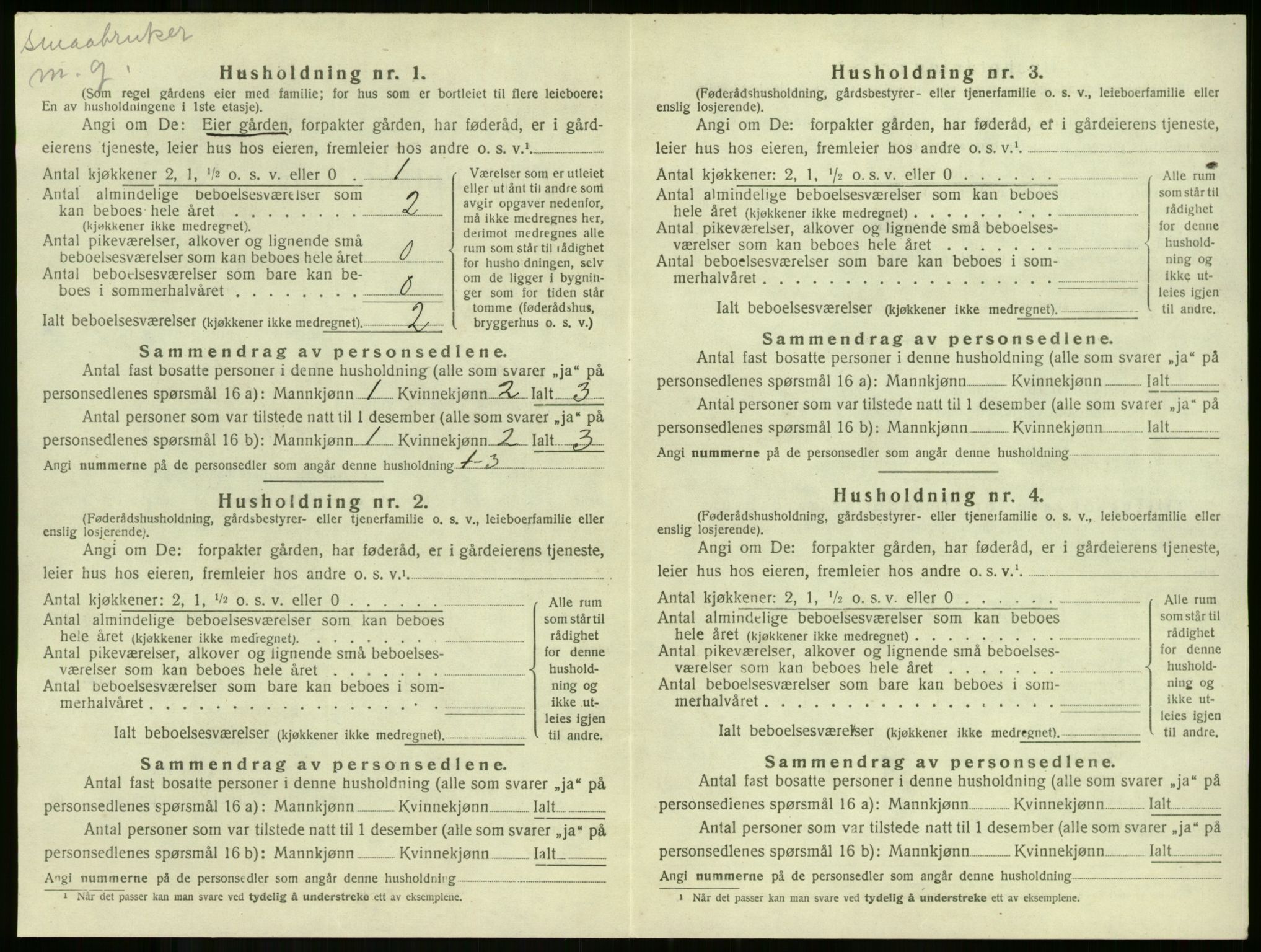 SAKO, Folketelling 1920 for 0719 Andebu herred, 1920, s. 903