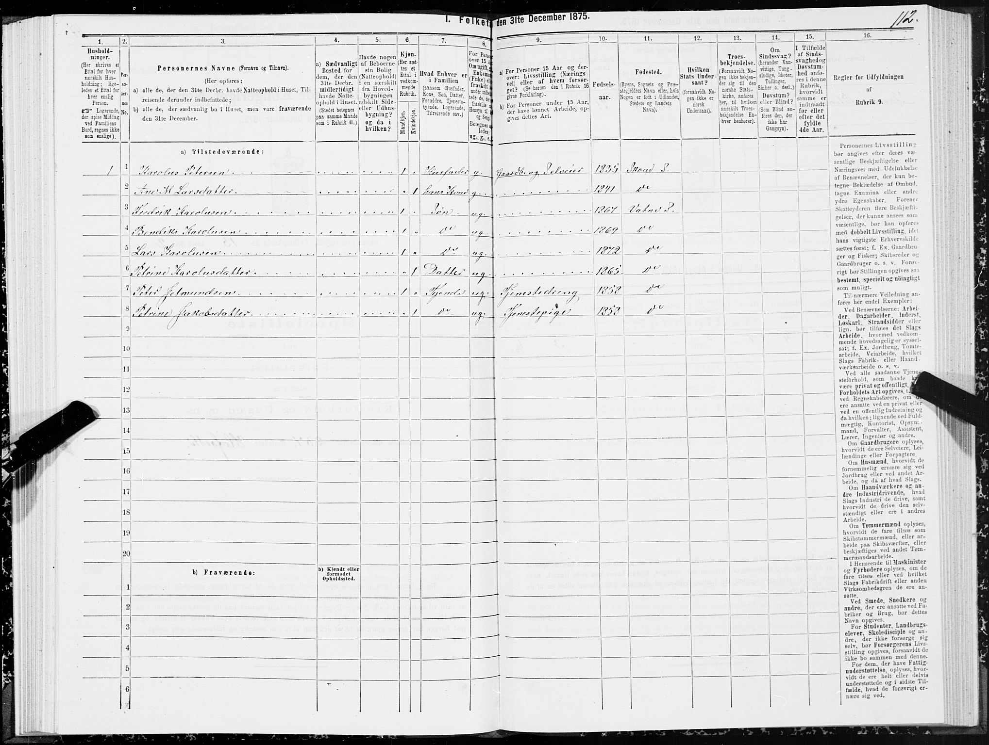 SAT, Folketelling 1875 for 1529P Skodje prestegjeld, 1875, s. 4112